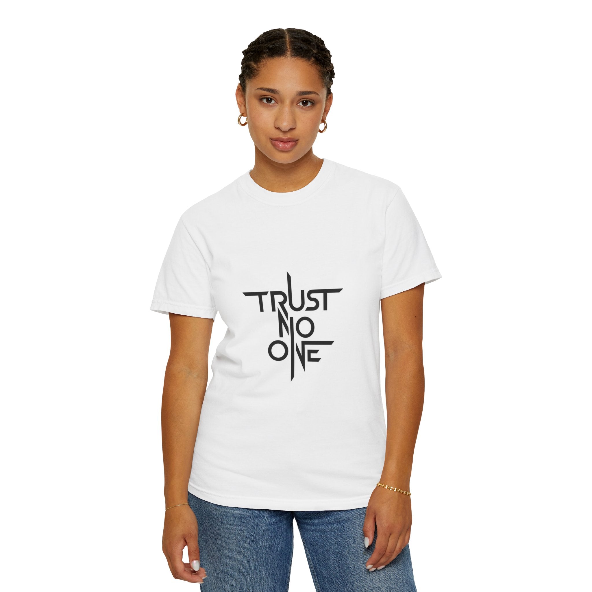 Trust No One / Wholeness Graphic T-Shirt — Bold Minimalist Statement Tee