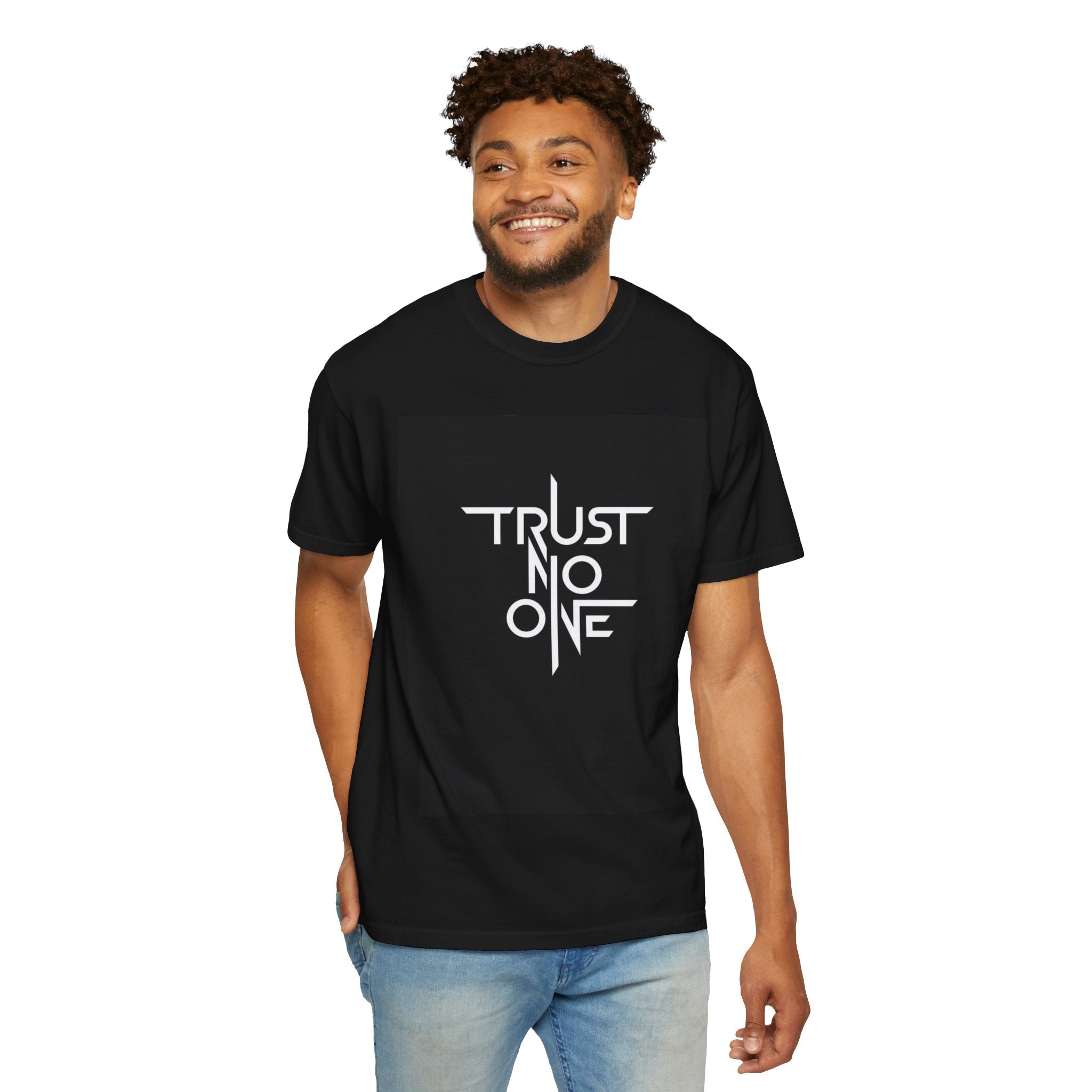 Trust No One / Wholeness Graphic T-Shirt — Bold Minimalist Statement Tee