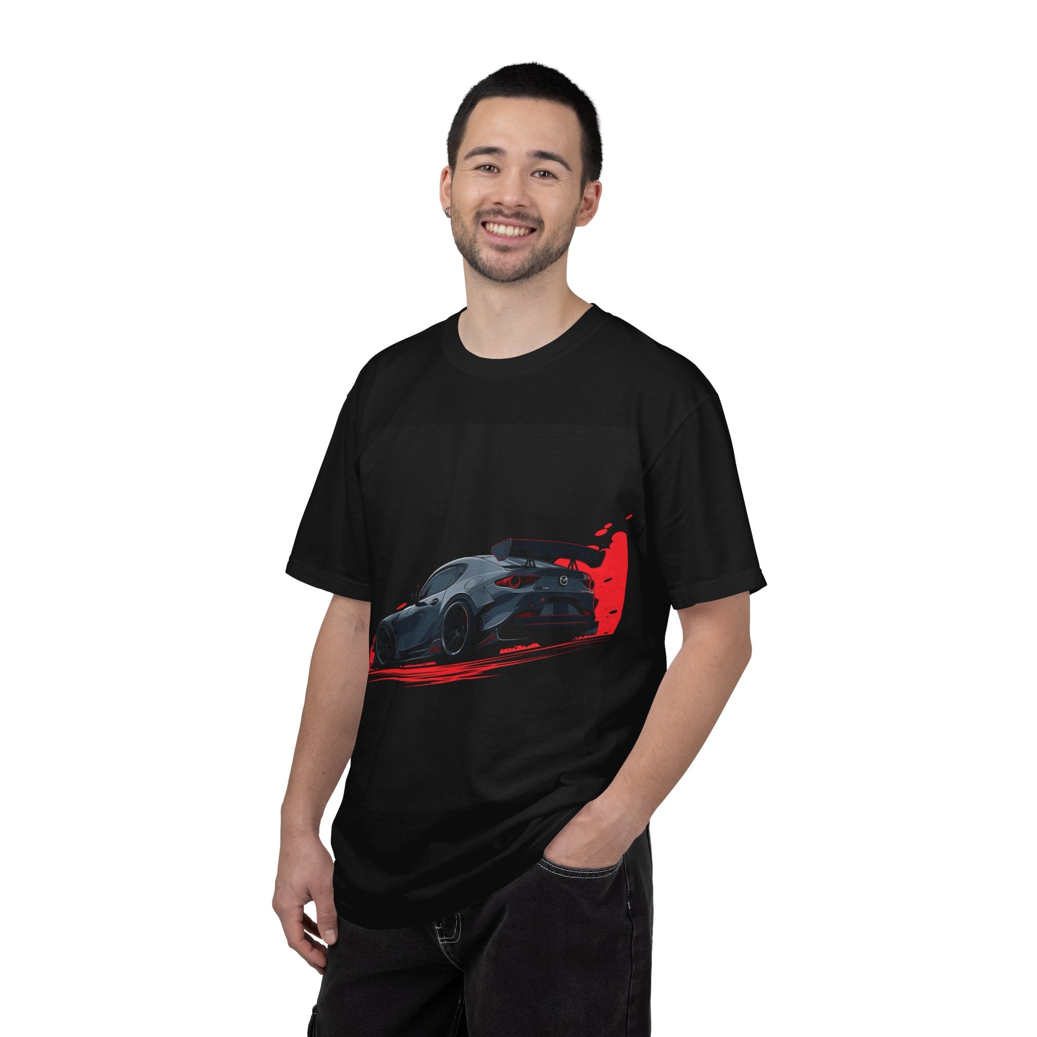 Sports Car Graphic T-Shirt — Midnight Racer Design