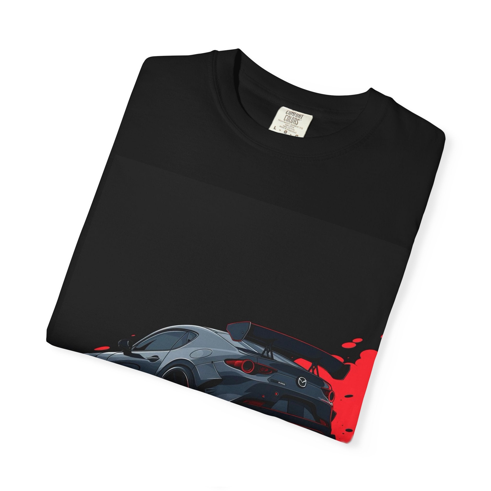 Sports Car Graphic T-Shirt — Midnight Racer Design