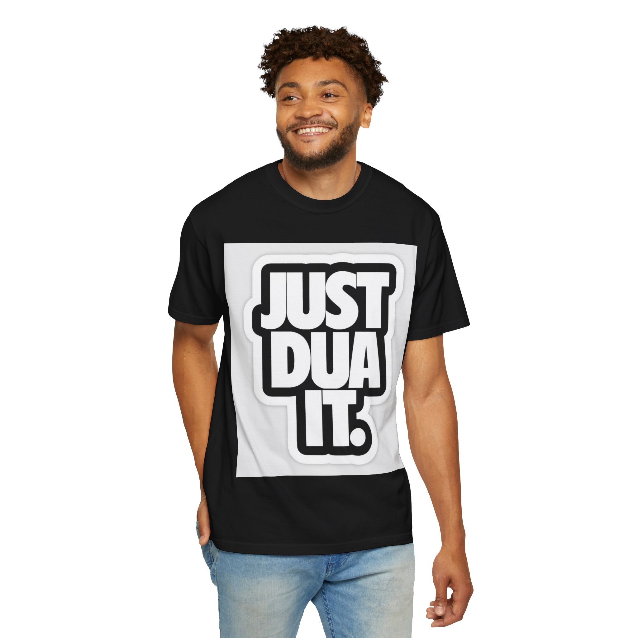 Just Dua It T-Shirt — Faith-Inspired Graphic Tee (Wholeness EST 1995, Motivational Islamic Design)