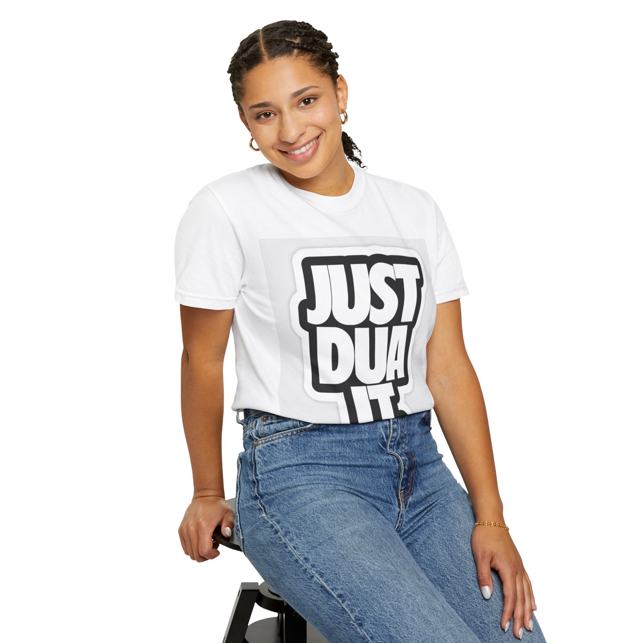 Just Dua It T-Shirt — Faith-Inspired Graphic Tee (Wholeness EST 1995, Motivational Islamic Design)