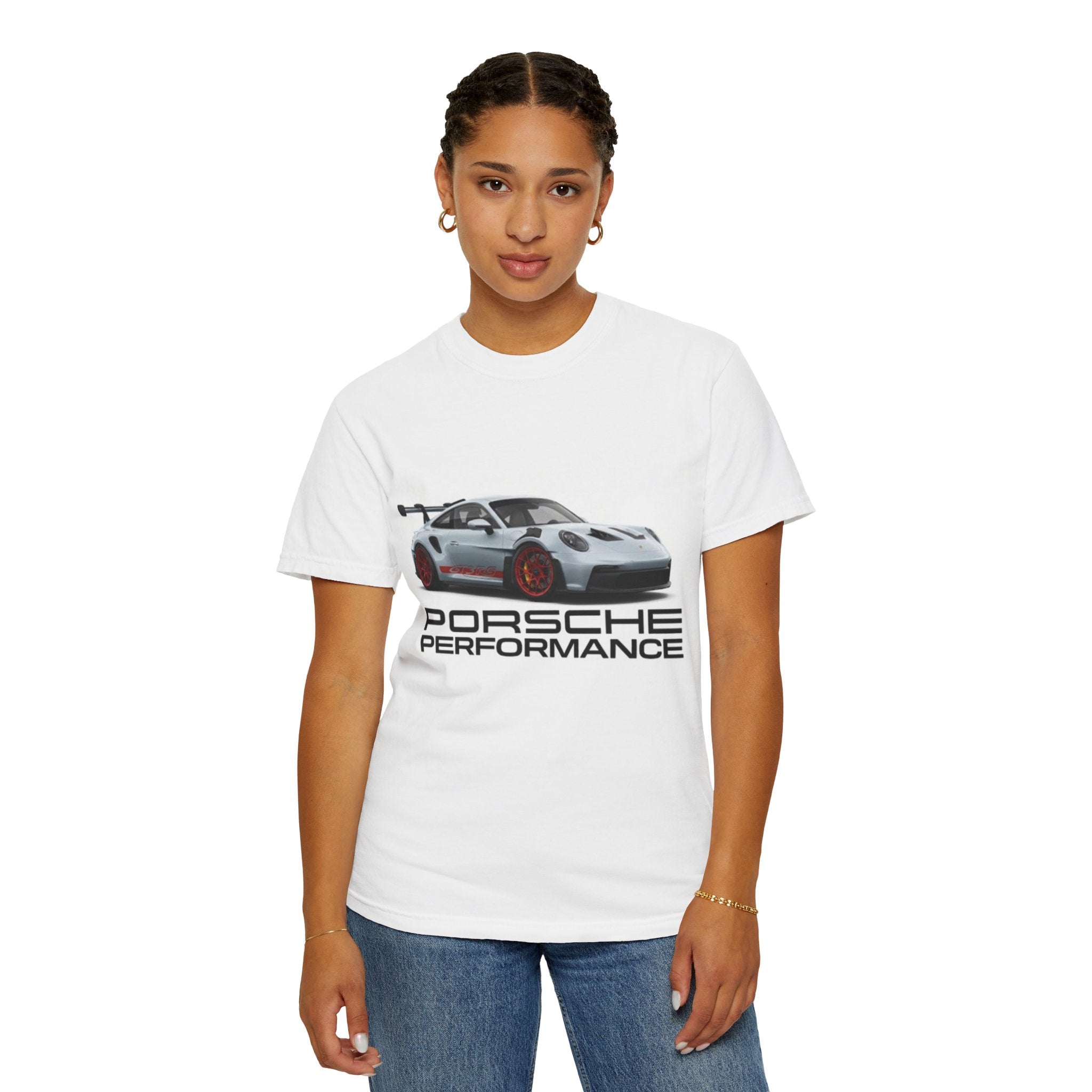 Porsche Performance Tee — Sports Car Graphic T-Shirt (Wholeness Backprint)