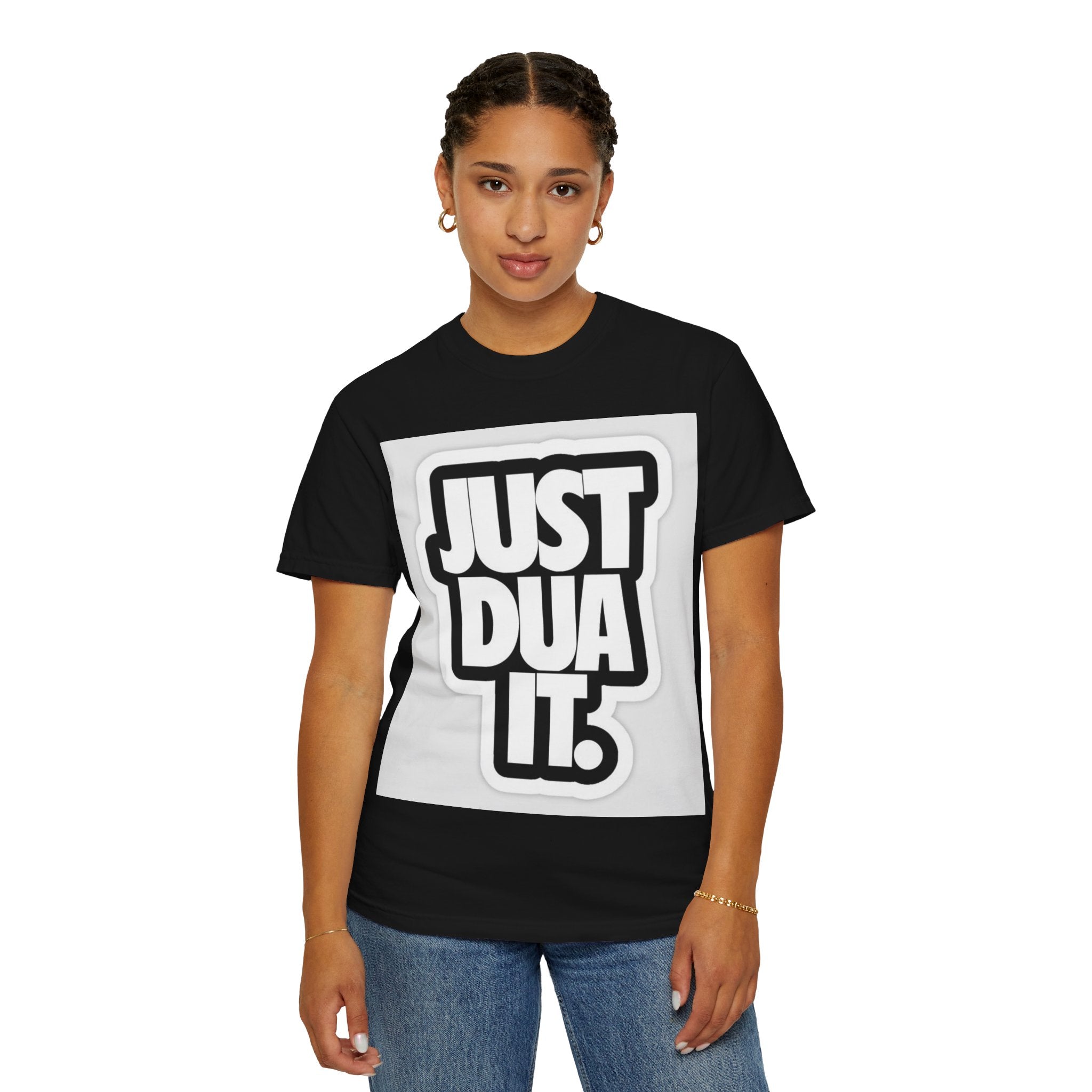 Just Dua It T-Shirt — Faith-Inspired Graphic Tee (Wholeness EST 1995, Motivational Islamic Design)