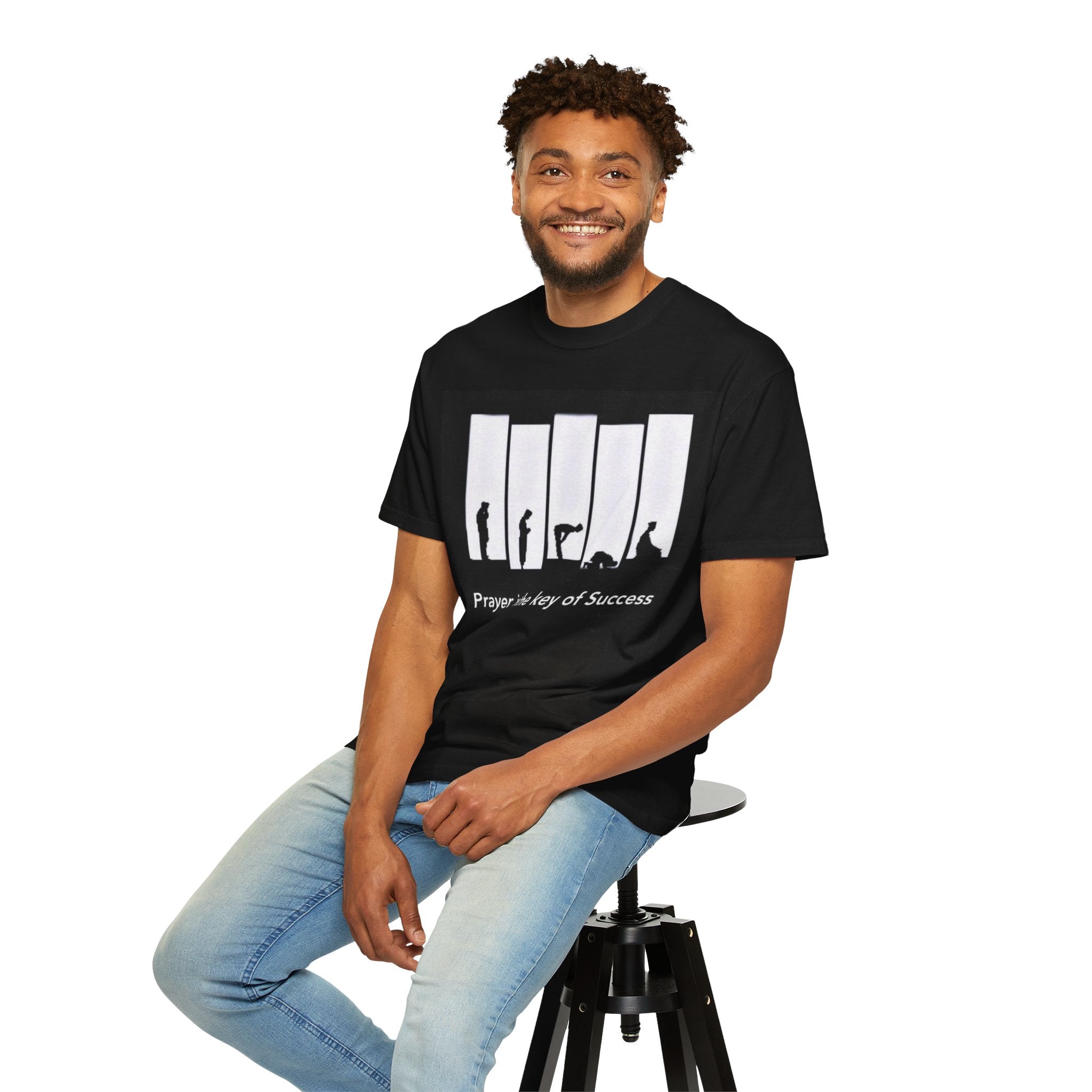 Bookshelf Graphic T-Shirt — "Paperbacks & Coffee" Minimalist Reading Tee