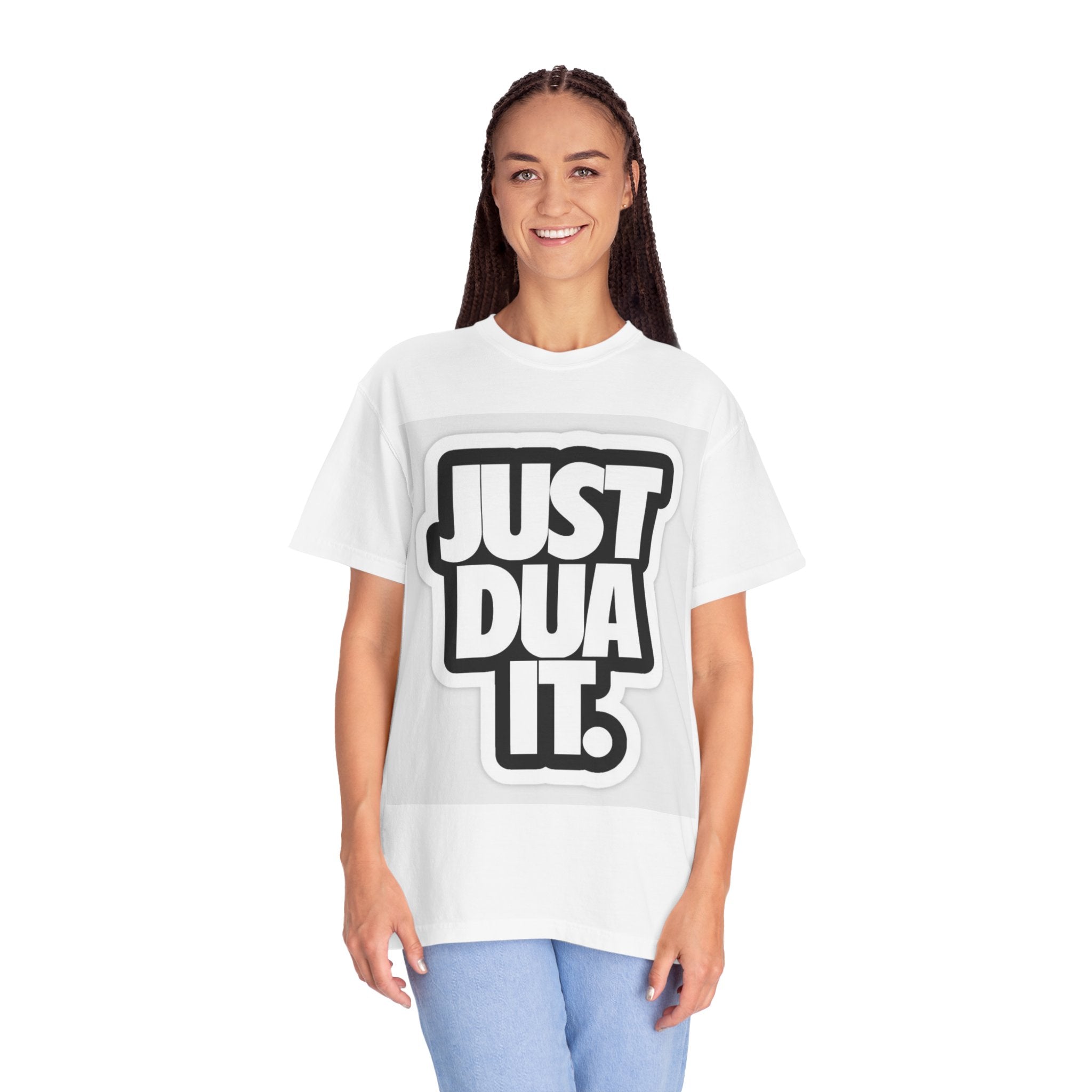 Just Dua It T-Shirt — Faith-Inspired Graphic Tee (Wholeness EST 1995, Motivational Islamic Design)