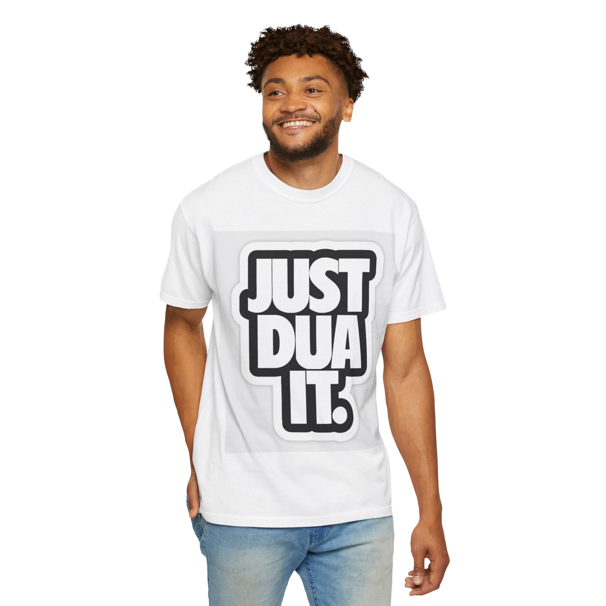 Just Dua It T-Shirt — Faith-Inspired Graphic Tee (Wholeness EST 1995, Motivational Islamic Design)