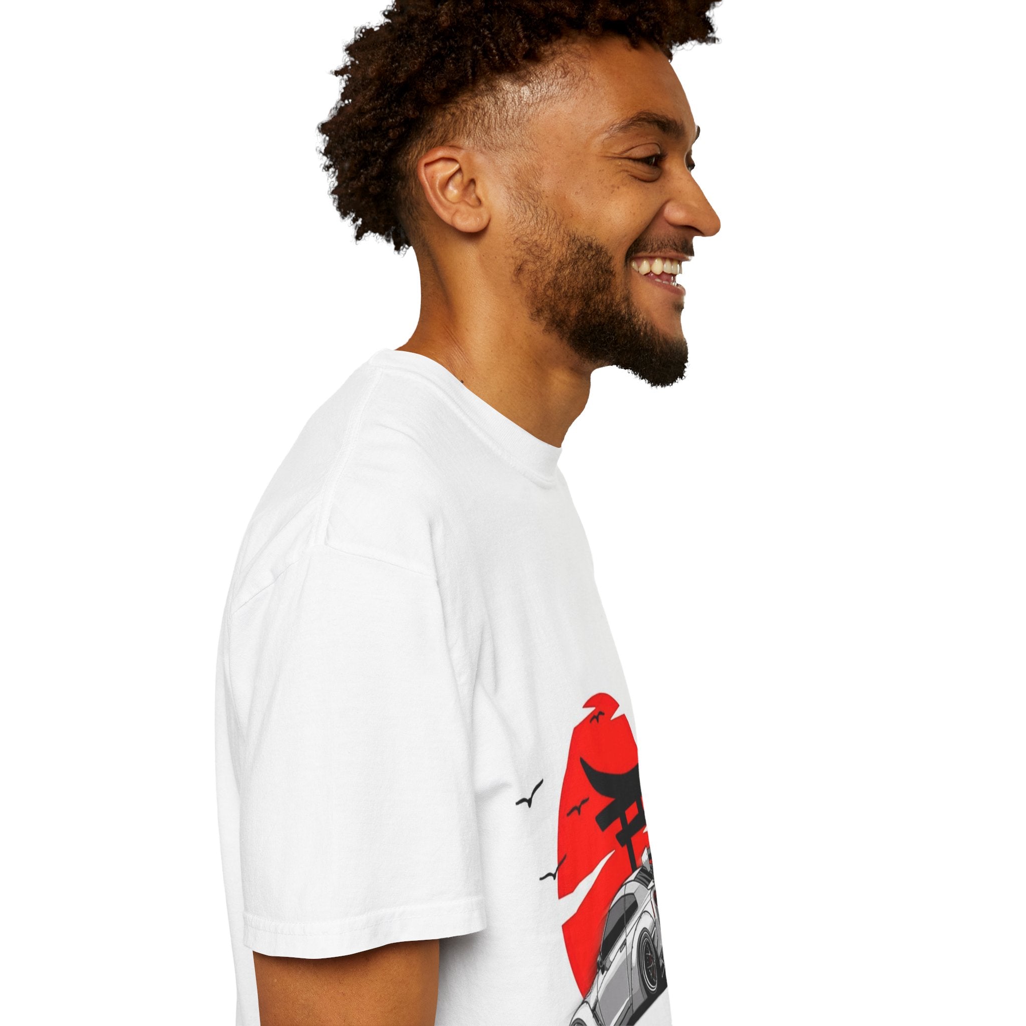 JDM Skyline Tee — Red Sun Torii Sports Car T-Shirt