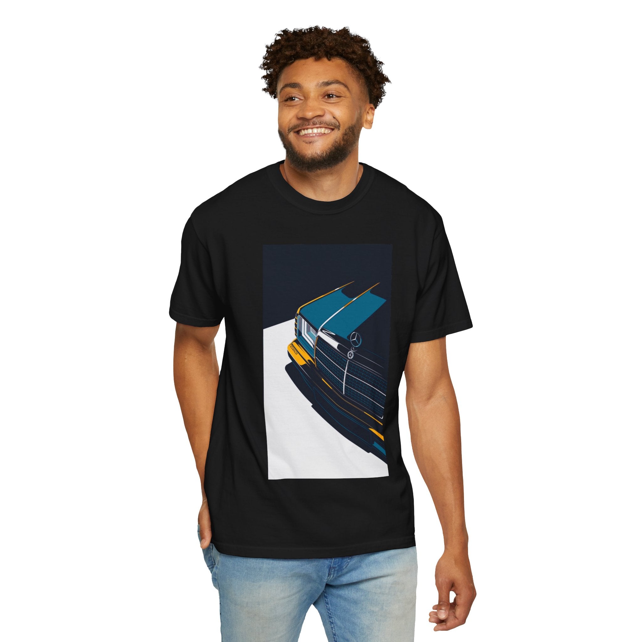 Vintage Car Graphic T-Shirt — 'Wholeness' Back Print