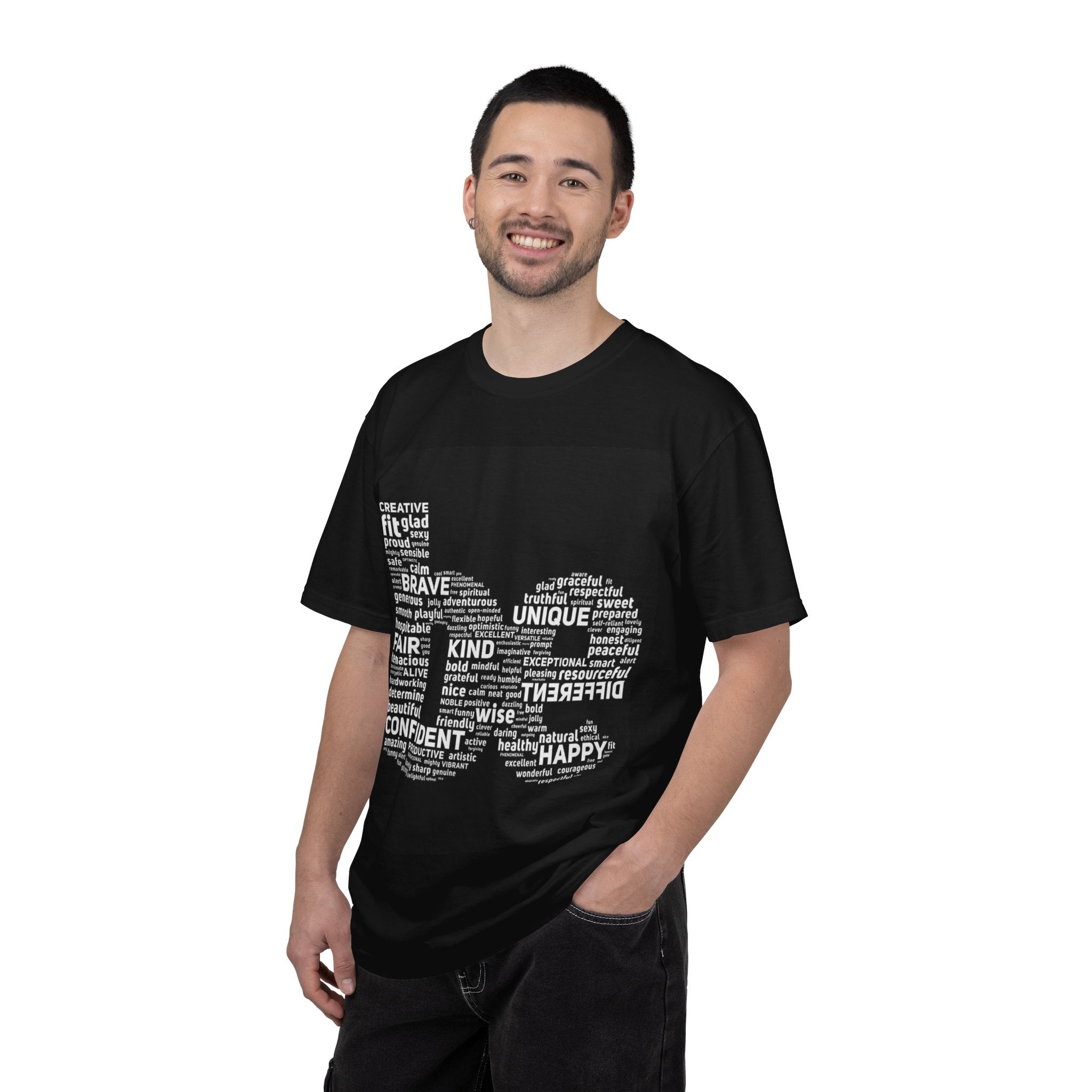 Wholeness "Be Brave, Kind, Confident" Word Cloud T-Shirt