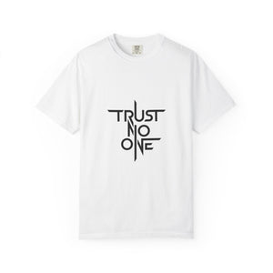 Trust No One / Wholeness Graphic T-Shirt — Bold Minimalist Statement Tee
