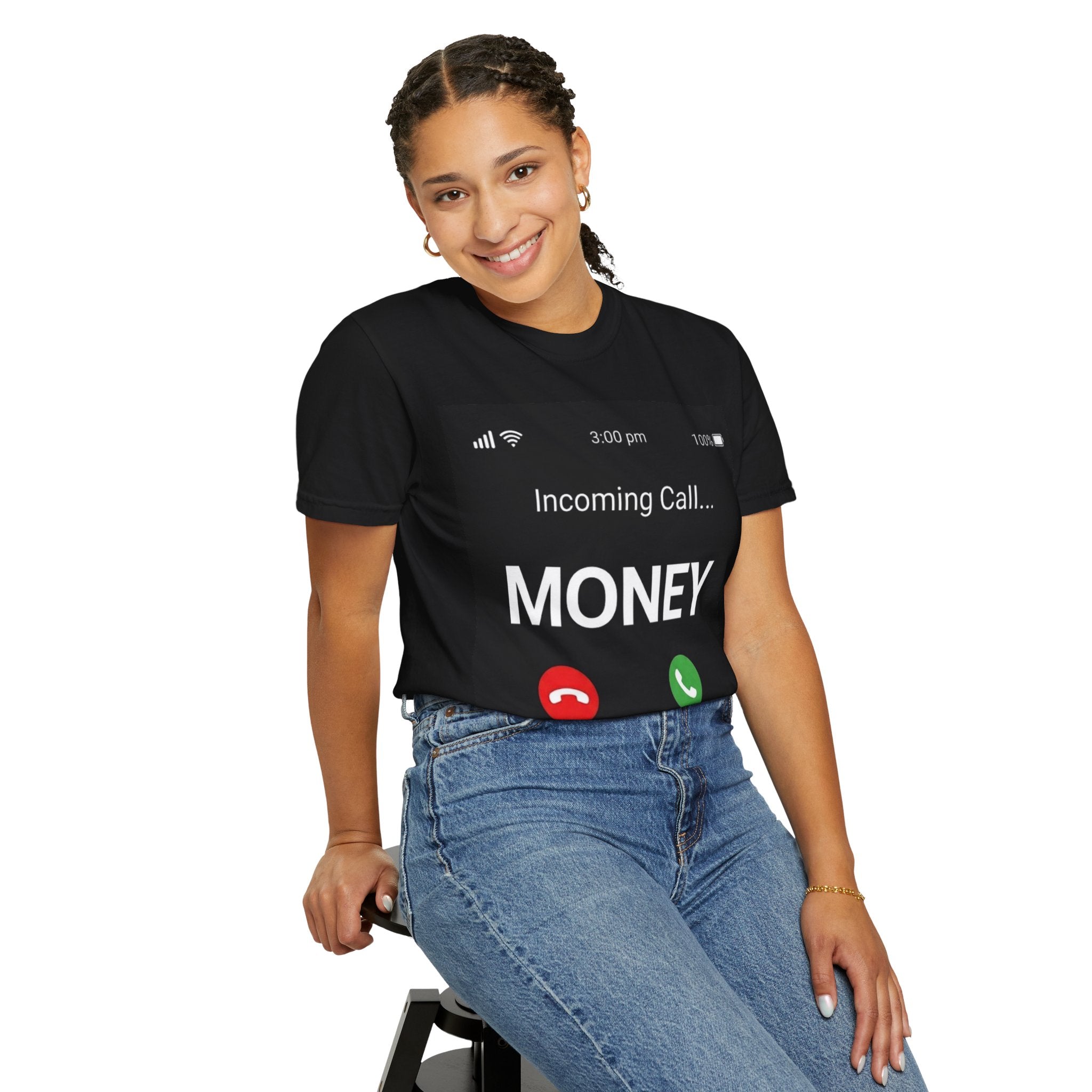 T-Shirt — Incoming Call: MONEY Graphic Tee