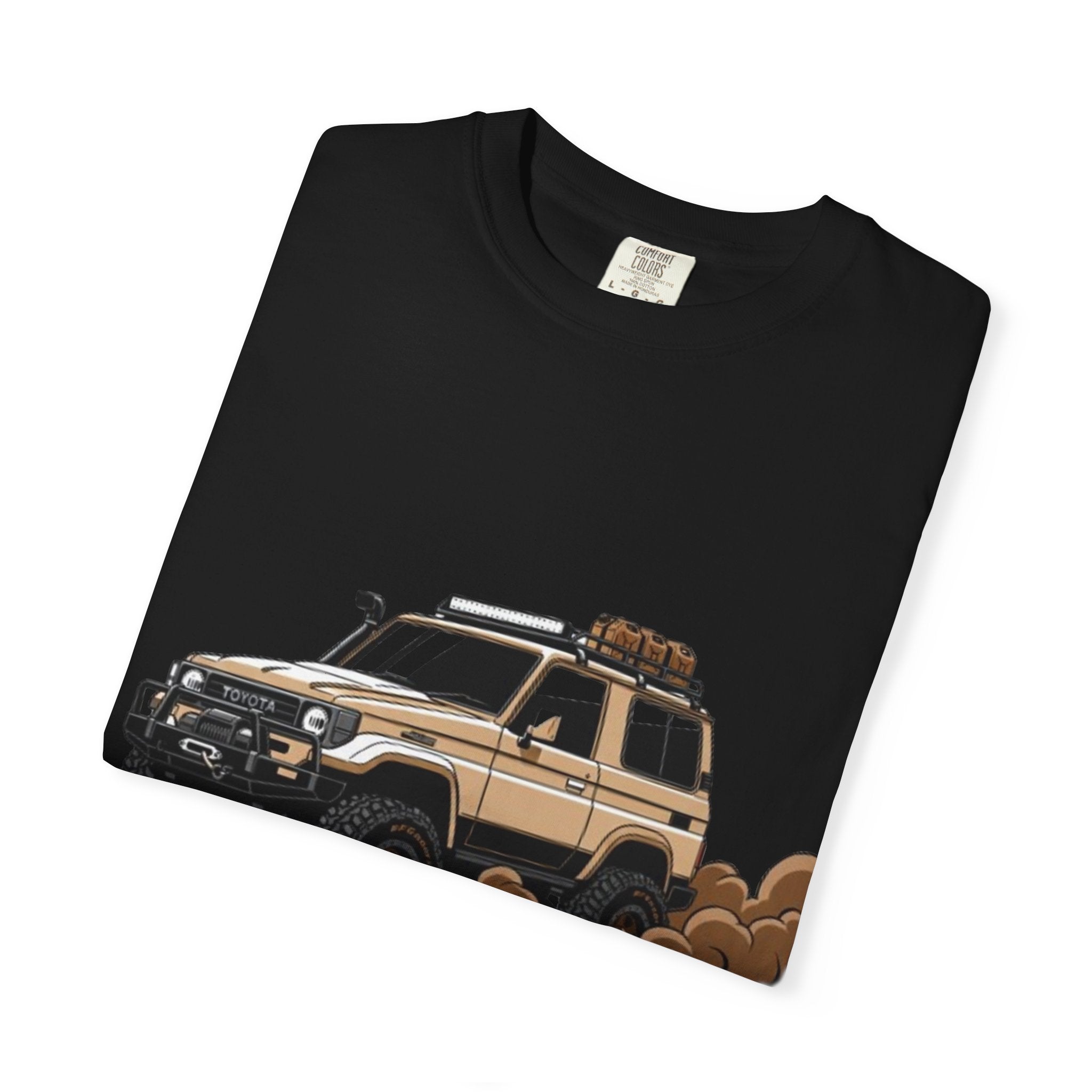 Off-Road Adventure T-Shirt — Desert 4x4 Truck Graphic, “WHOLENESS” Back Print