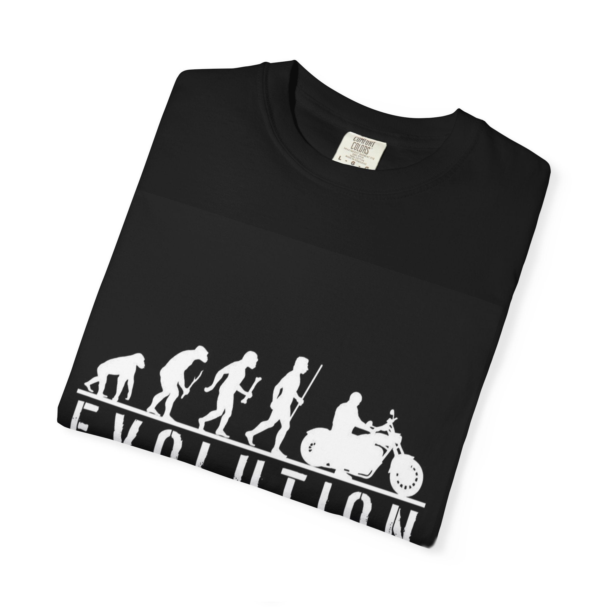 Evolution Motorcycle T-Shirt — Funny Biker Evolution Graphic Tee