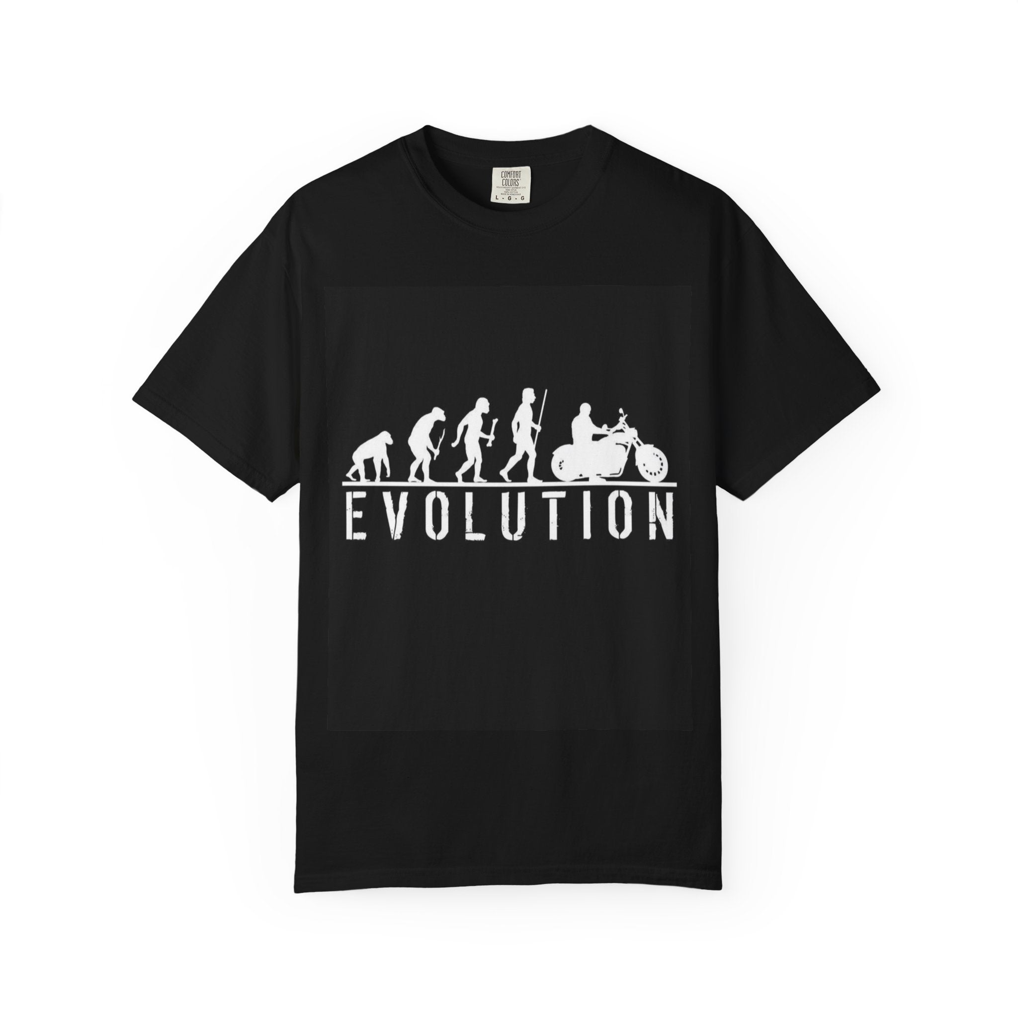 Evolution Motorcycle T-Shirt — Funny Biker Evolution Graphic Tee