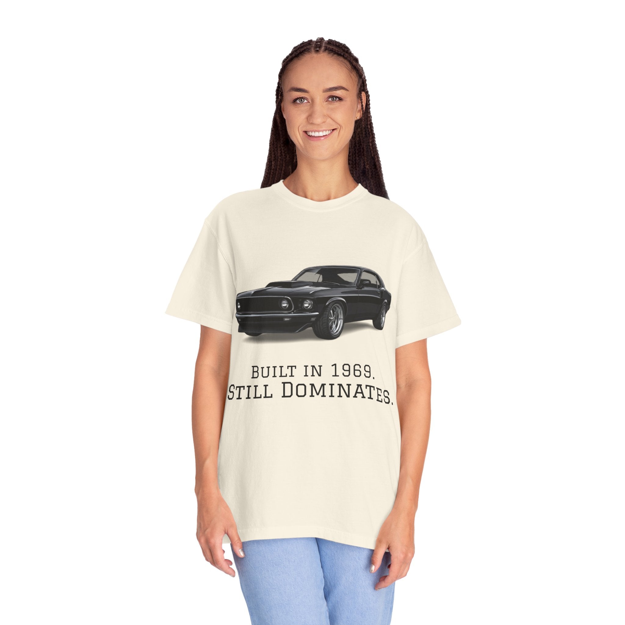 Classic 1969 Muscle Car T-Shirt — "Built in 1969. Still Dominates."