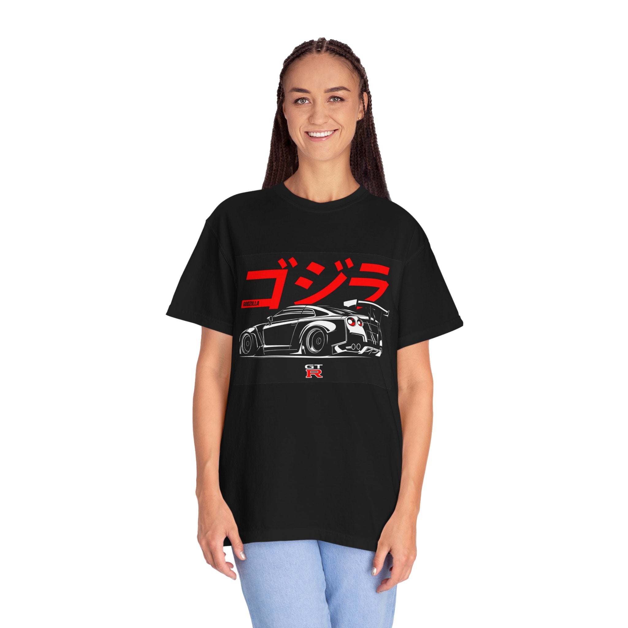 Godzilla GTR Car T-Shirt — Japanese Retro Racing Graphic Tee