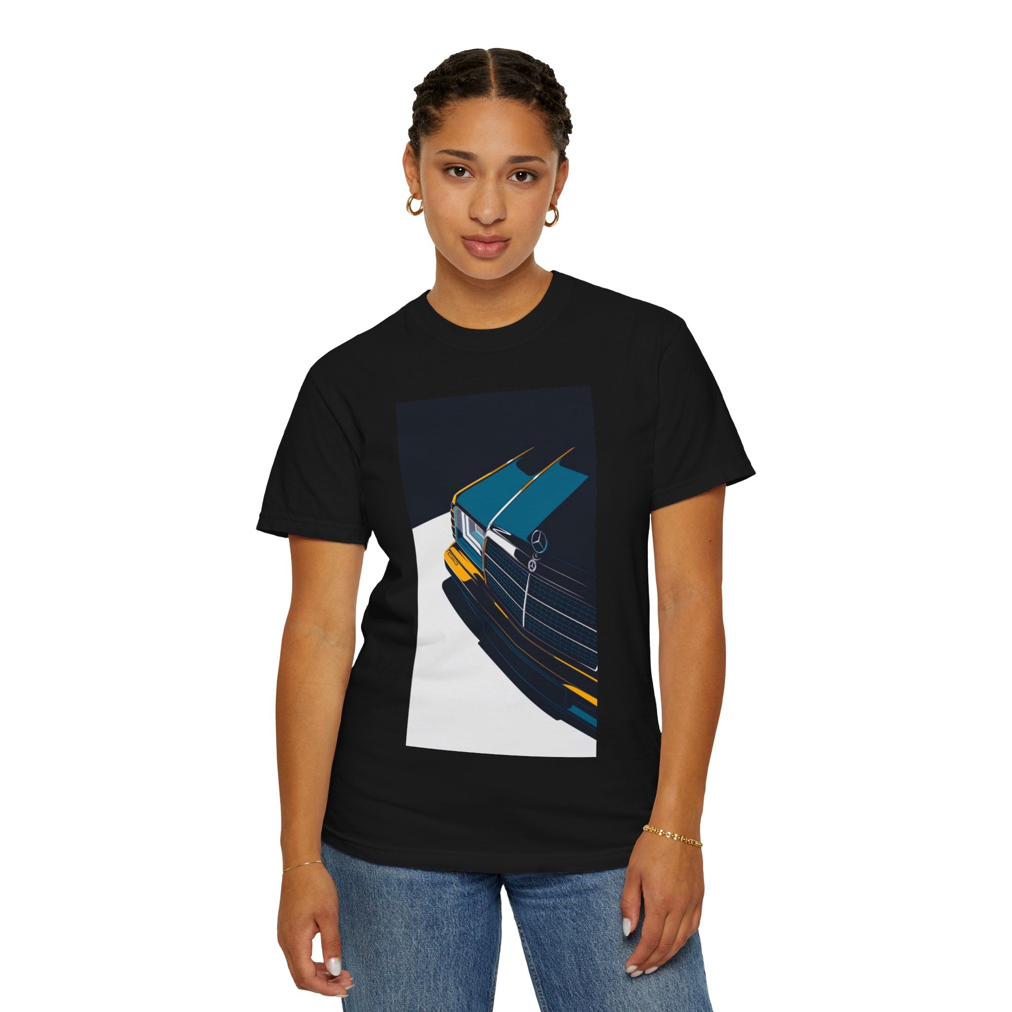 Vintage Car Graphic T-Shirt — 'Wholeness' Back Print