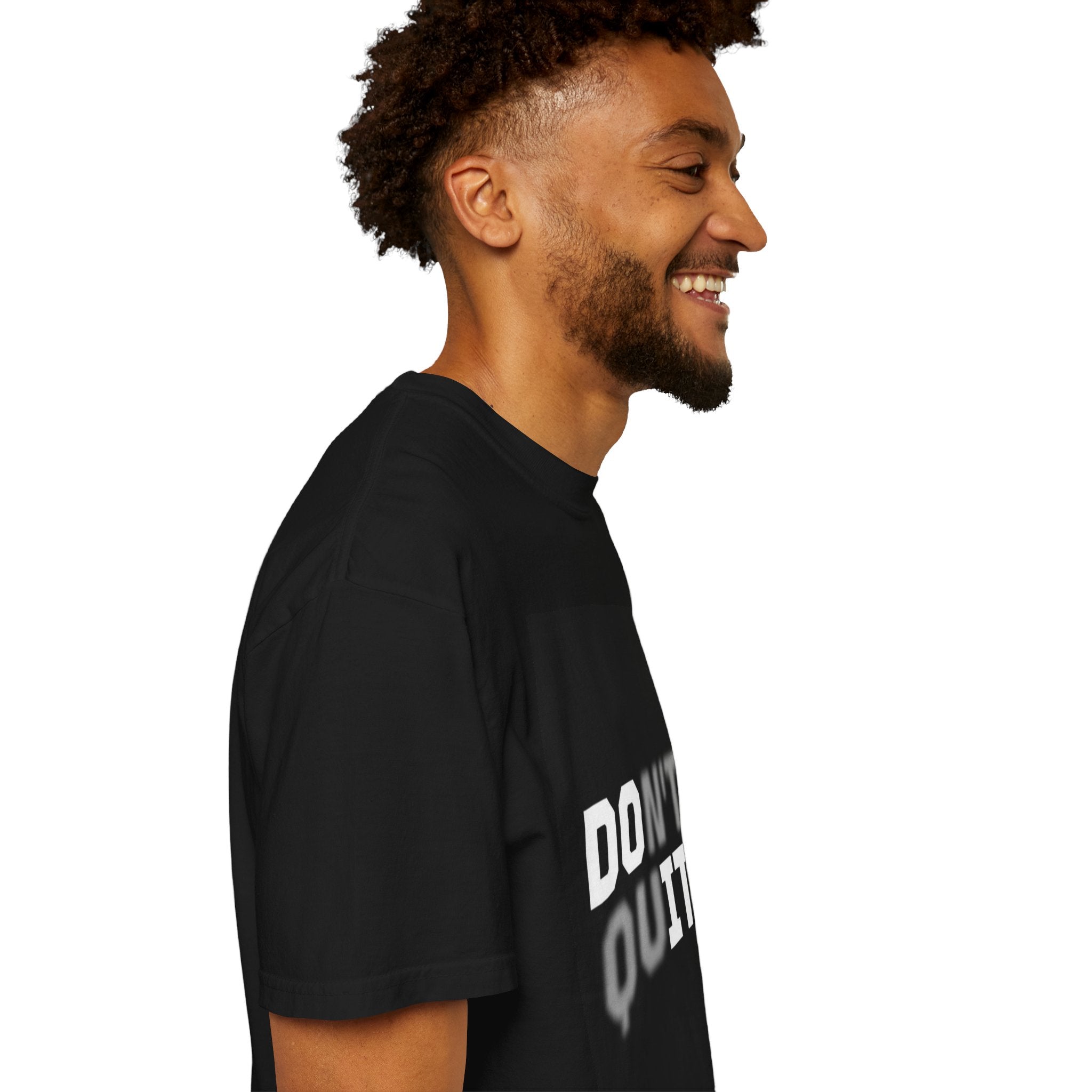 Don’t Quit Motivational T-Shirt — Wholeness Back Print, Inspirational Gym & Everyday Tee