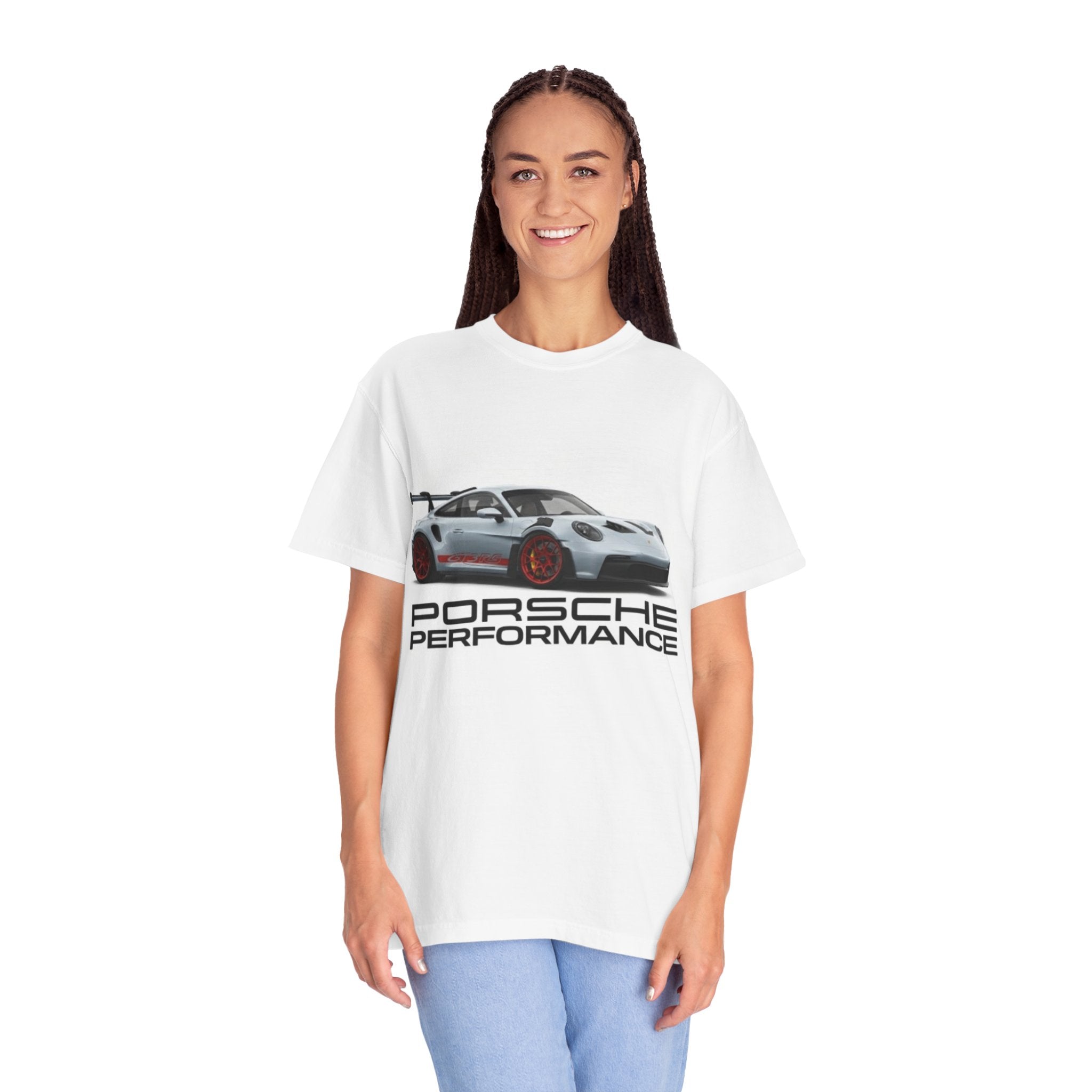 Porsche Performance Tee — Sports Car Graphic T-Shirt (Wholeness Backprint)