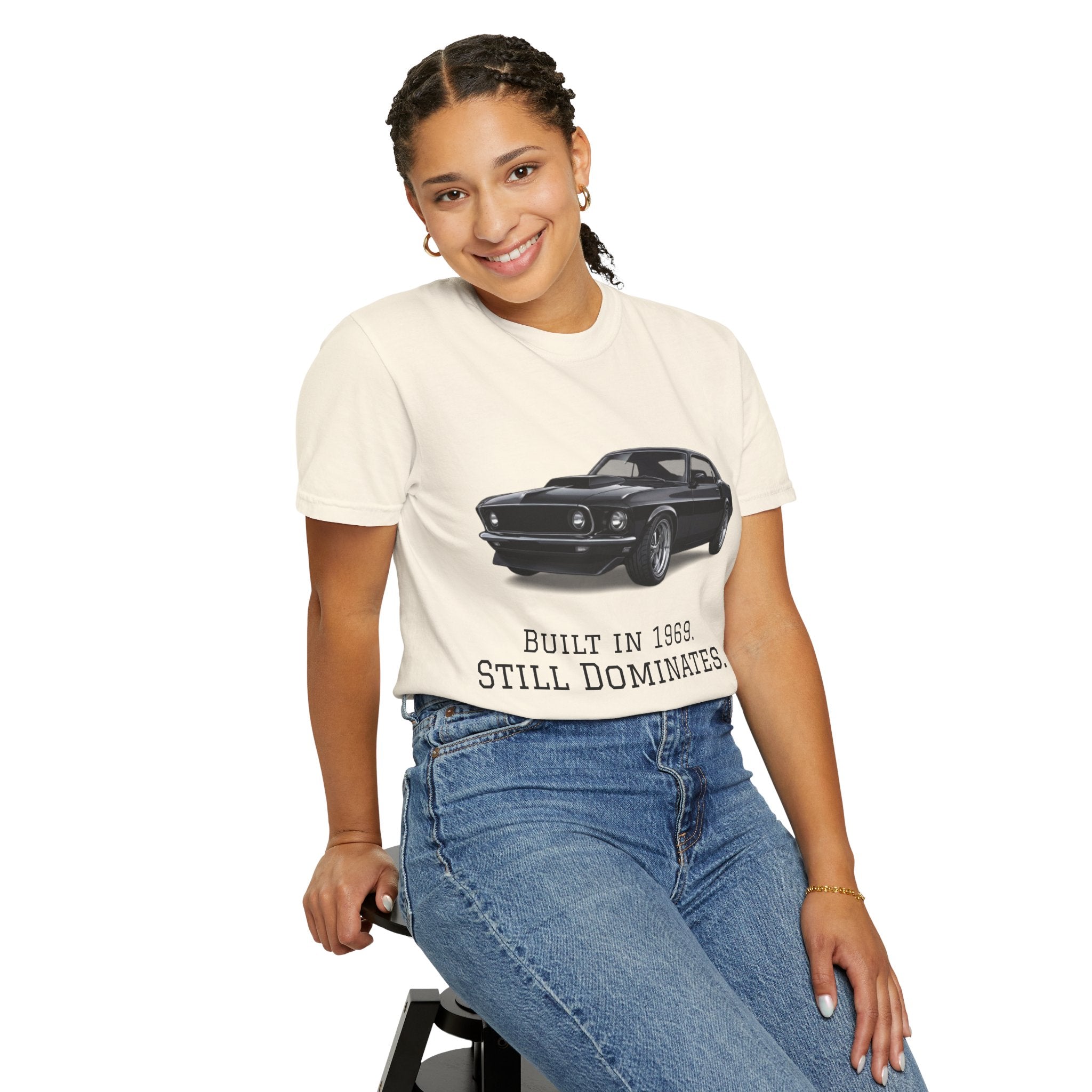 Classic 1969 Muscle Car T-Shirt — "Built in 1969. Still Dominates."