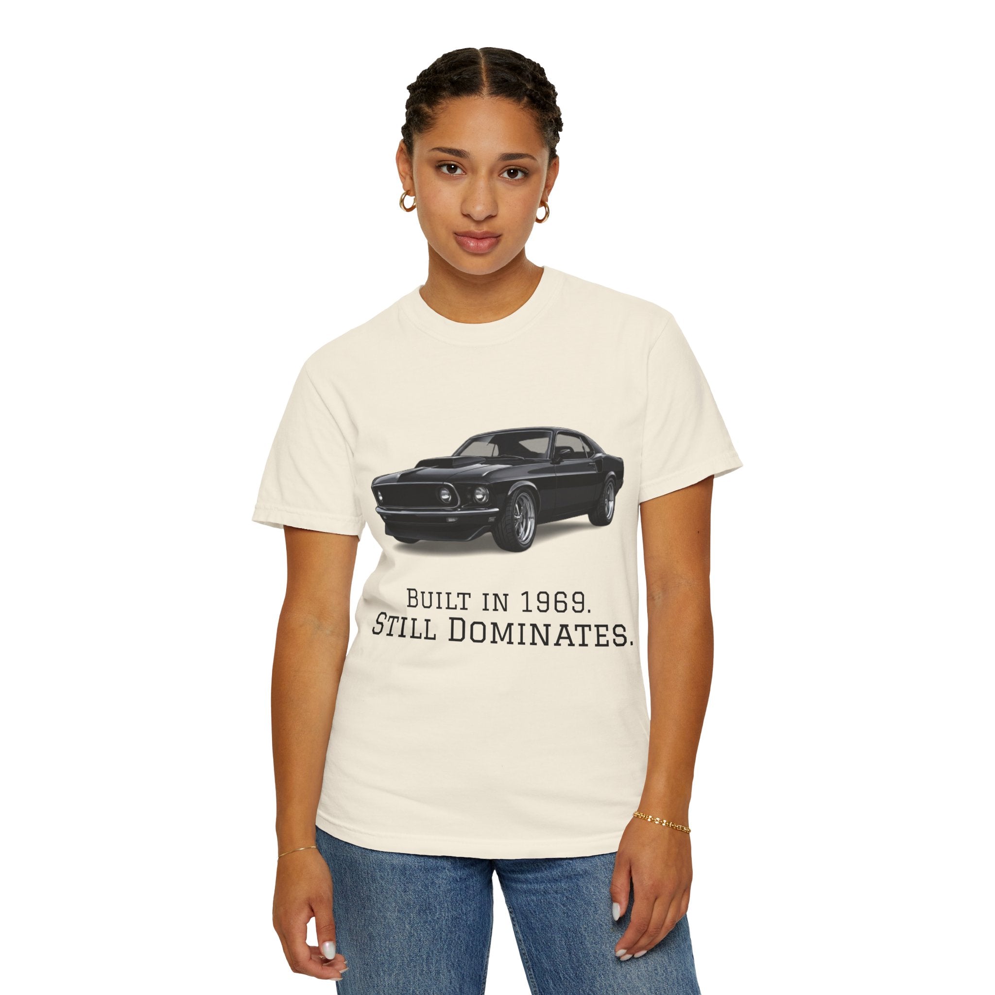 Classic 1969 Muscle Car T-Shirt — "Built in 1969. Still Dominates."