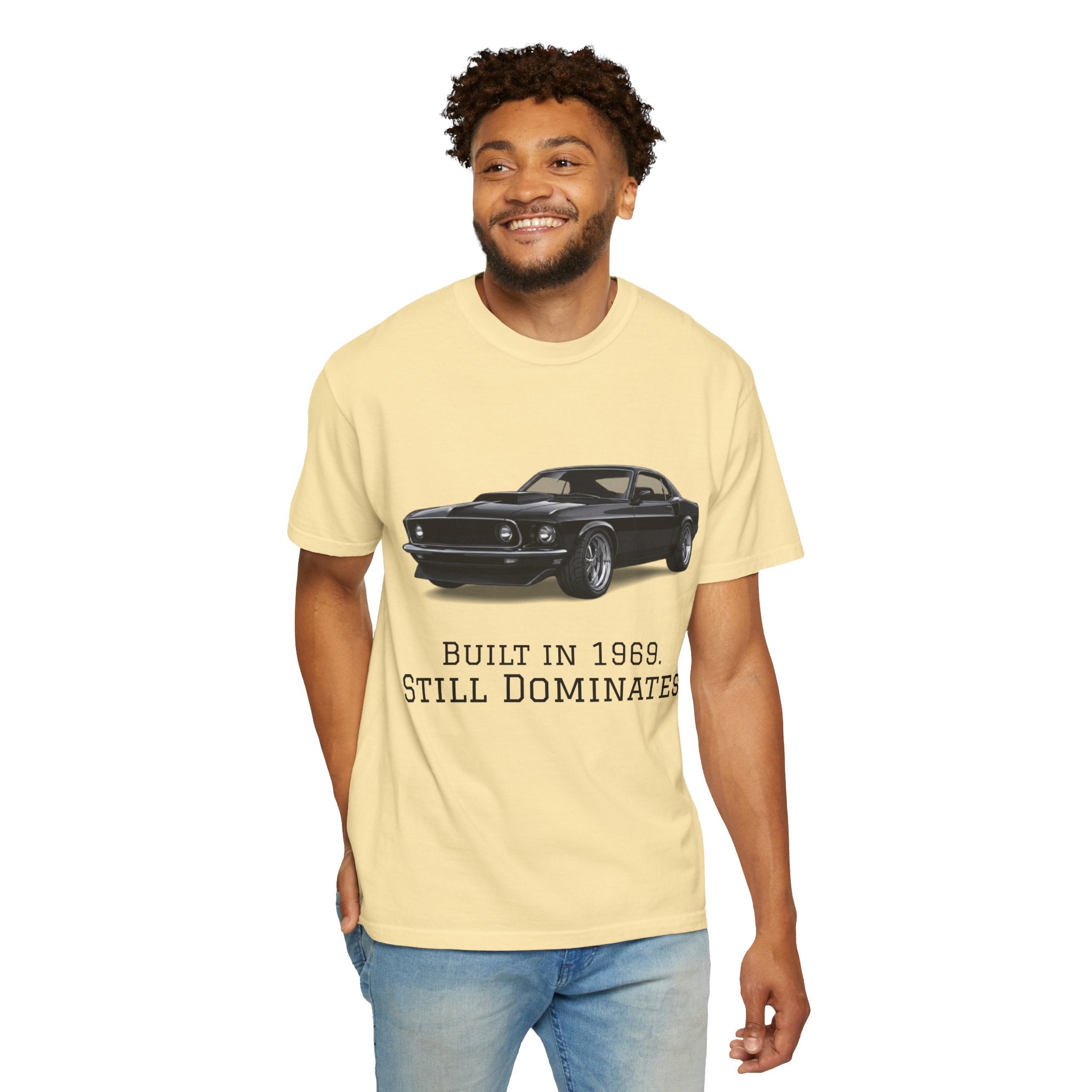 Classic 1969 Muscle Car T-Shirt — "Built in 1969. Still Dominates."