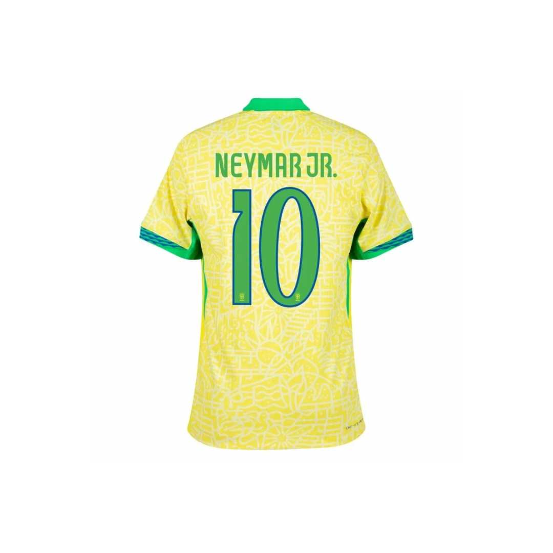 Brazil Home Kit Football Jersey - Men Size (Replica)