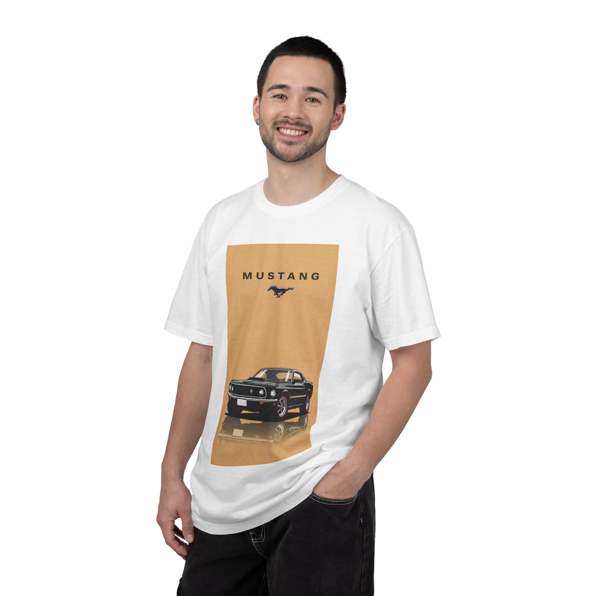 Mustang Vintage Car T-Shirt — Retro Muscle Car Graphic Tee