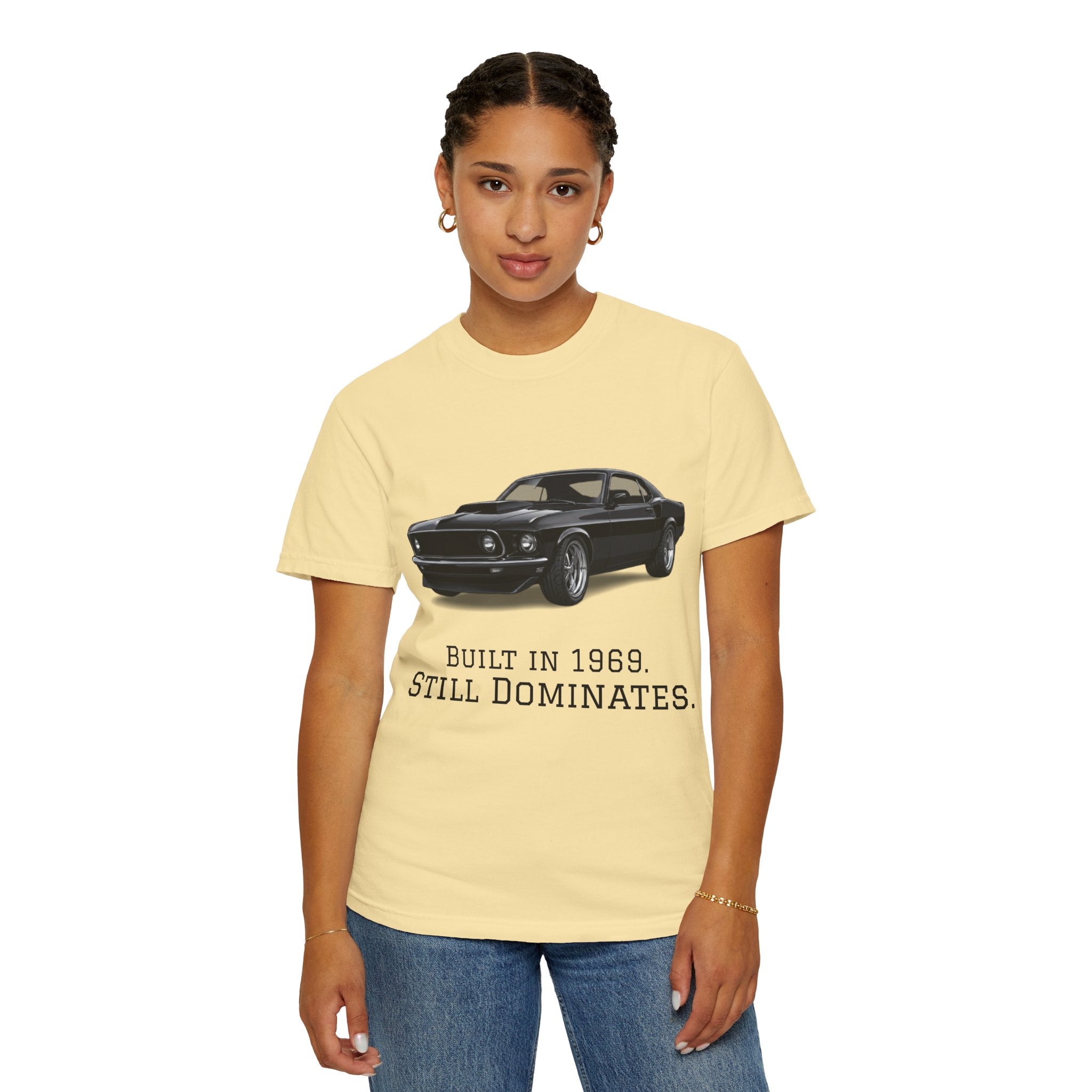 Classic 1969 Muscle Car T-Shirt — "Built in 1969. Still Dominates."