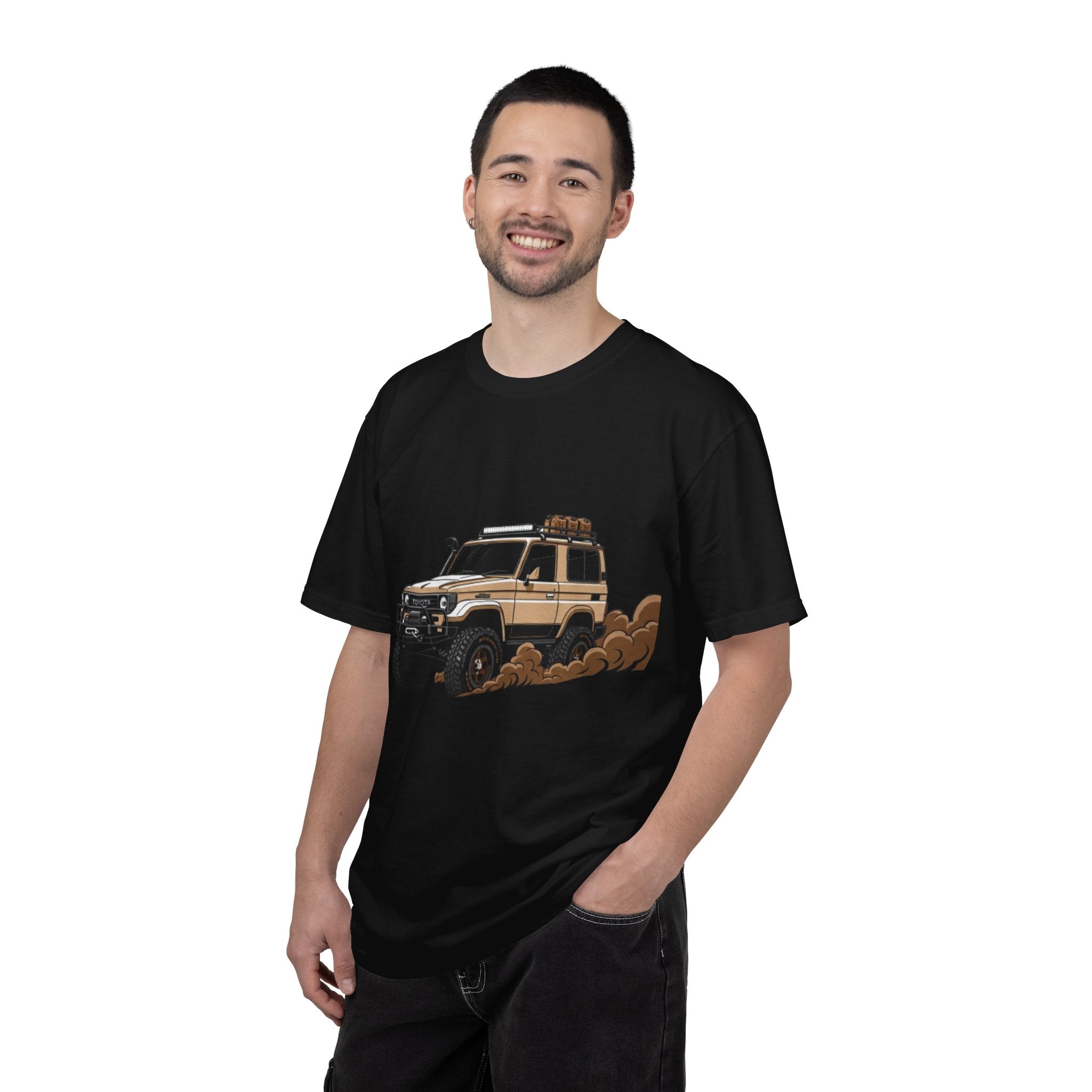 Off-Road Adventure T-Shirt — Desert 4x4 Truck Graphic, “WHOLENESS” Back Print