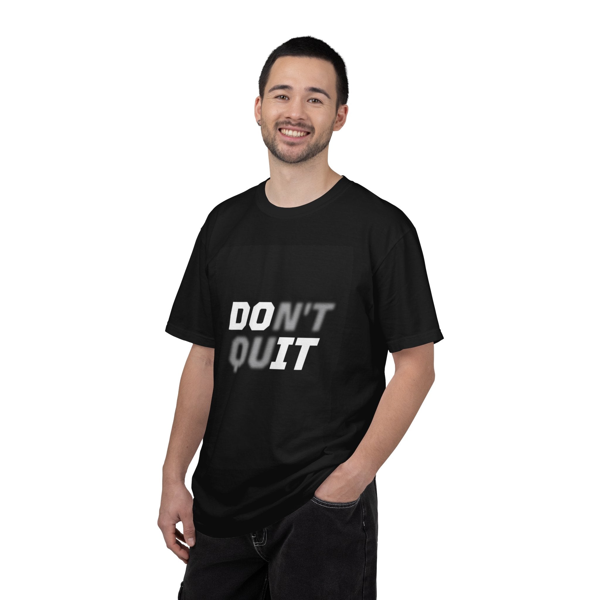 Don’t Quit Motivational T-Shirt — Wholeness Back Print, Inspirational Gym & Everyday Tee