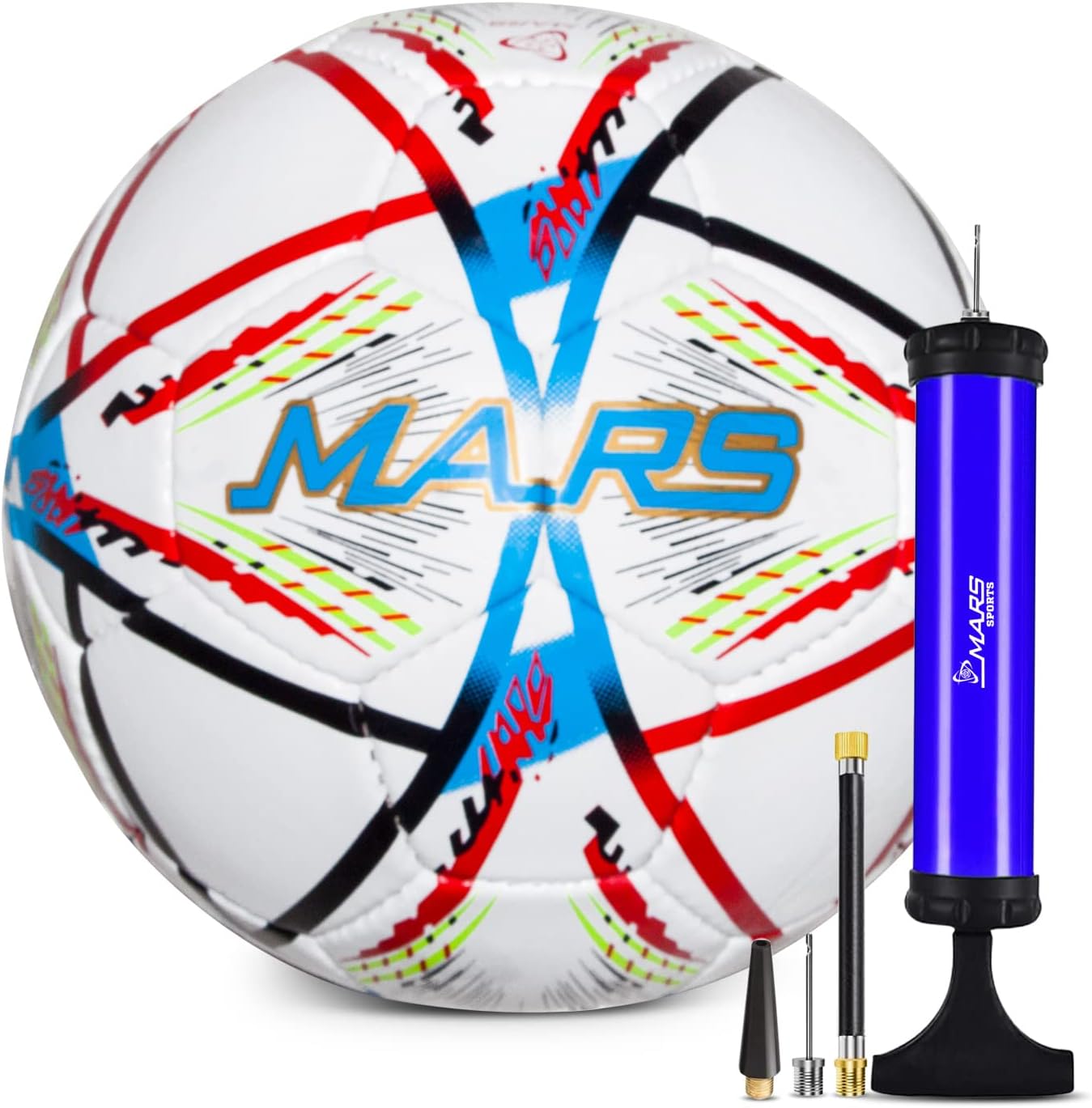 Mars Sports Football with Air Pump & Accessories