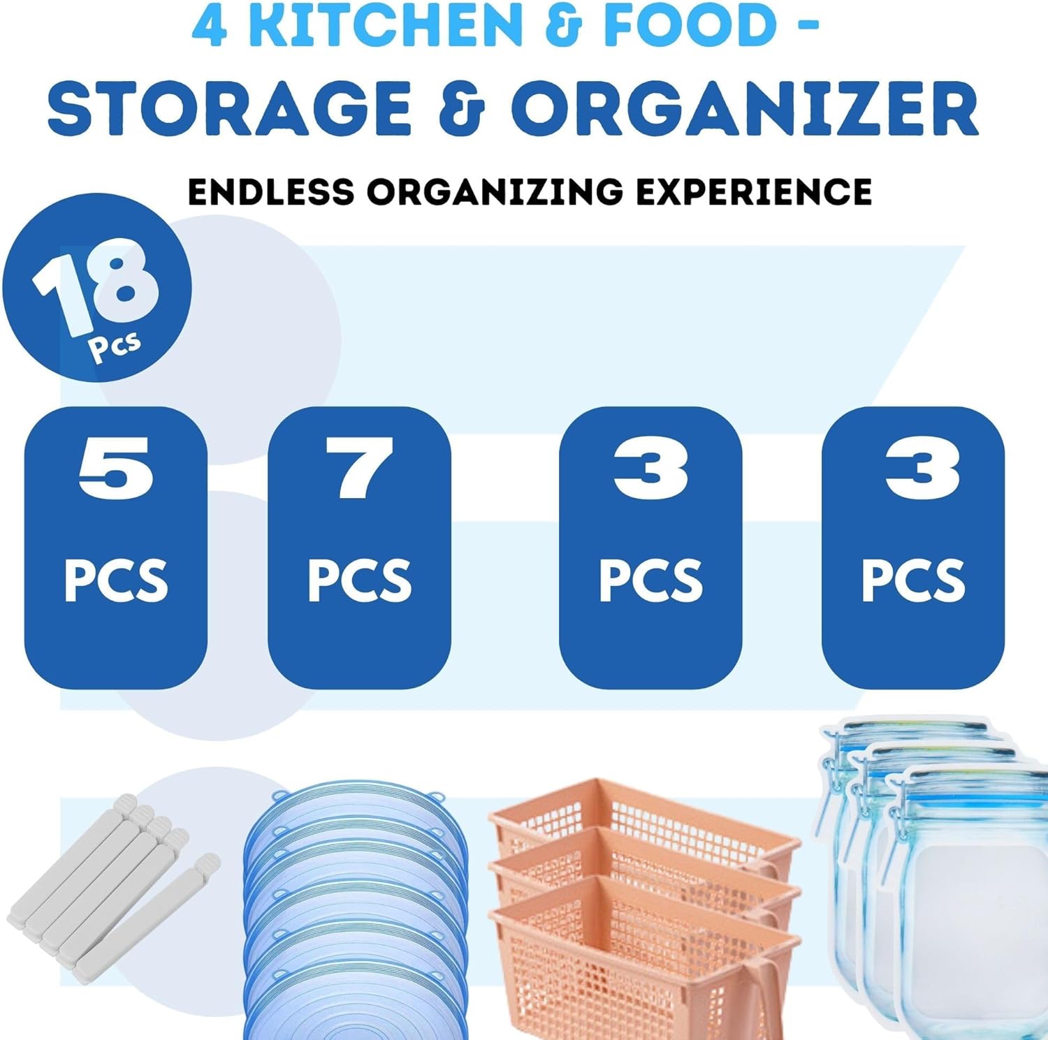 Home & Kitchen Container Set - Storage & Organization