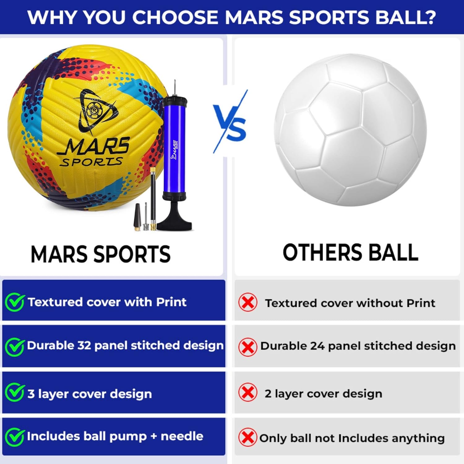 Mars Sports Recreational Football for Adults
