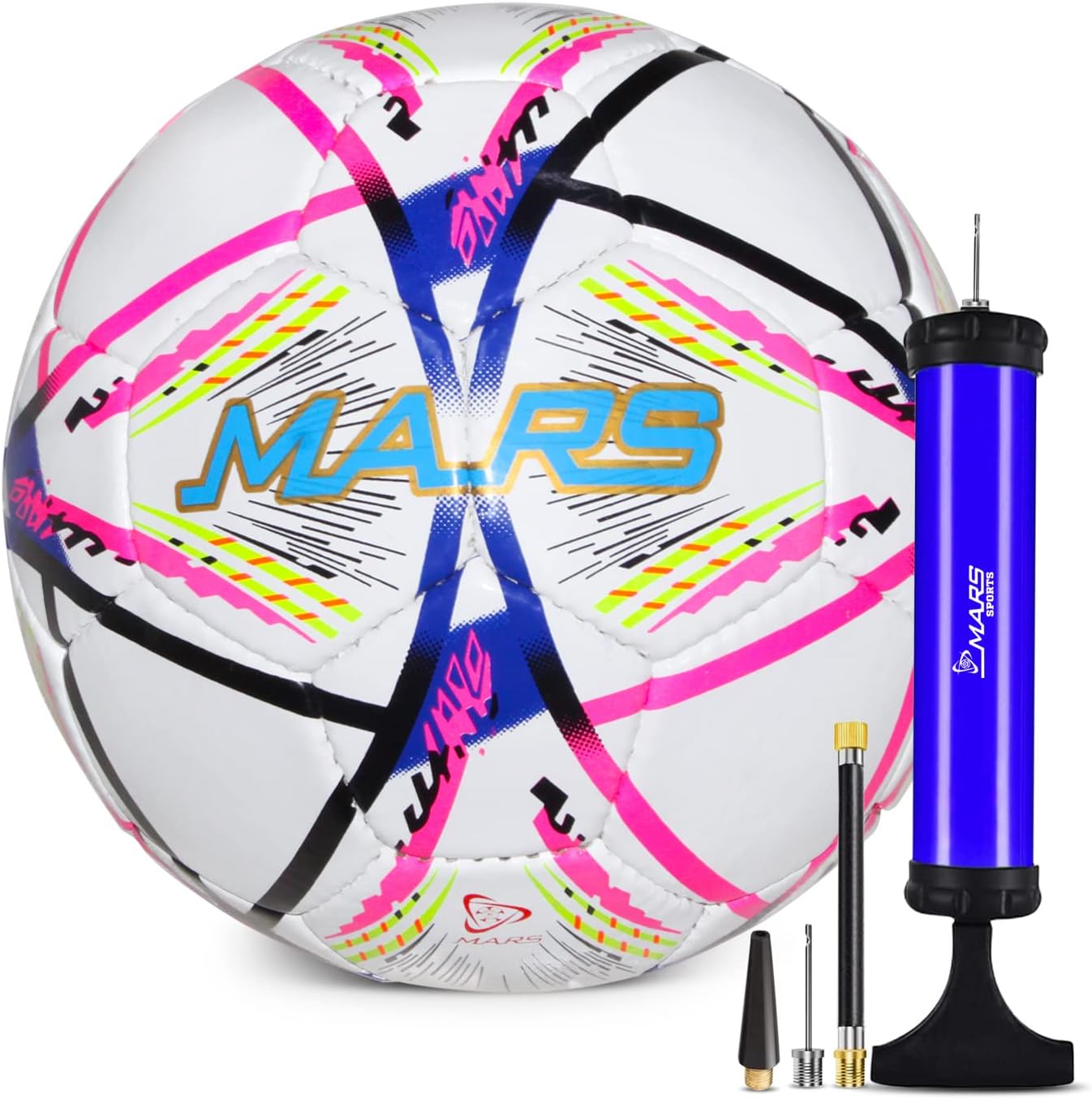 Mars Sports Football with Air Pump & Accessories