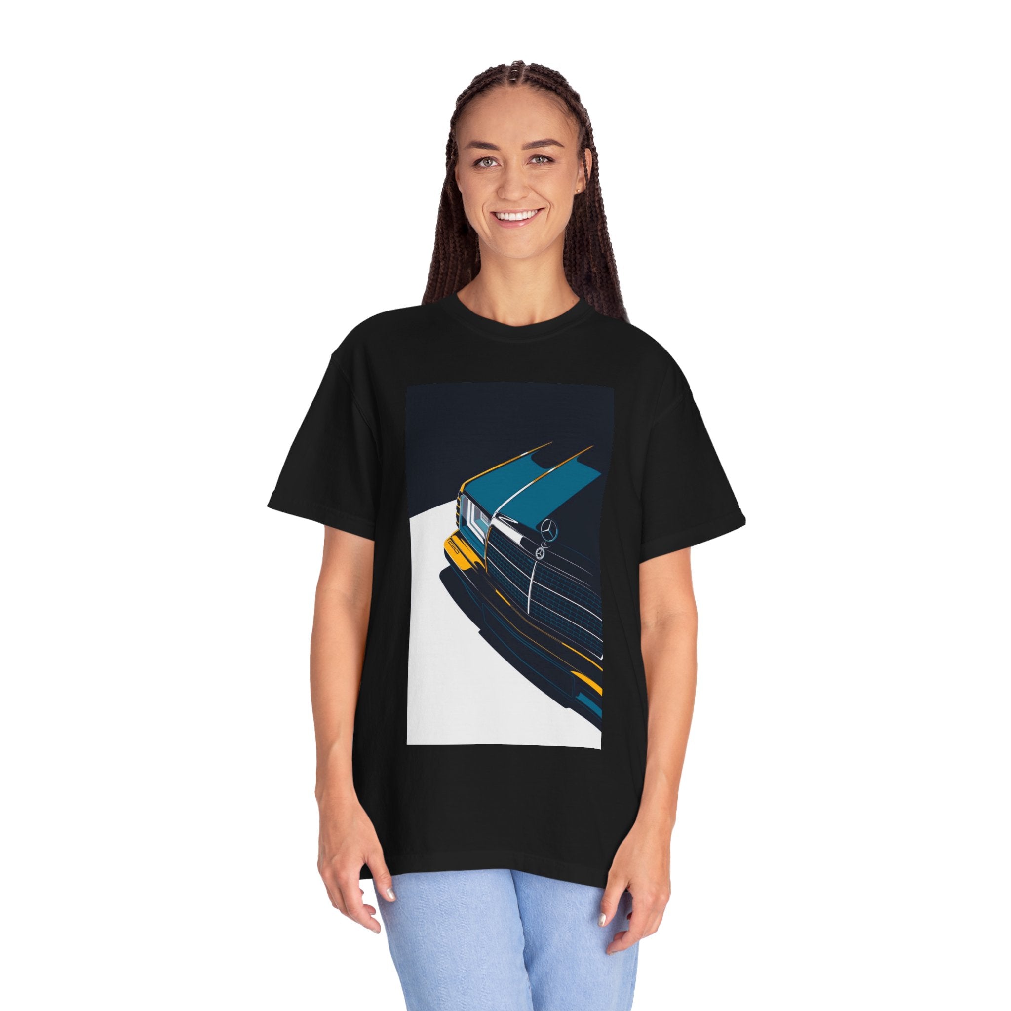 Vintage Car Graphic T-Shirt — 'Wholeness' Back Print