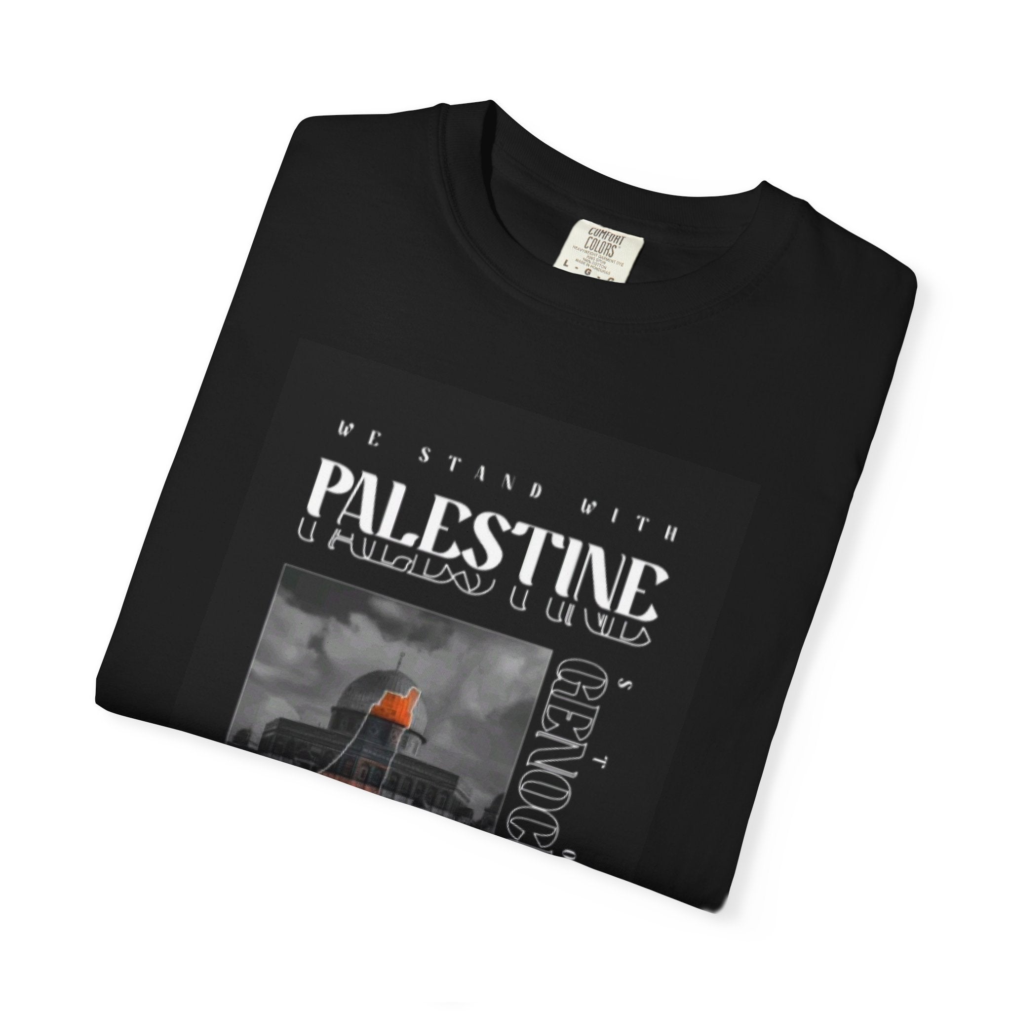 Palestine Map Graphic T-Shirt — Wholeness Back Print
