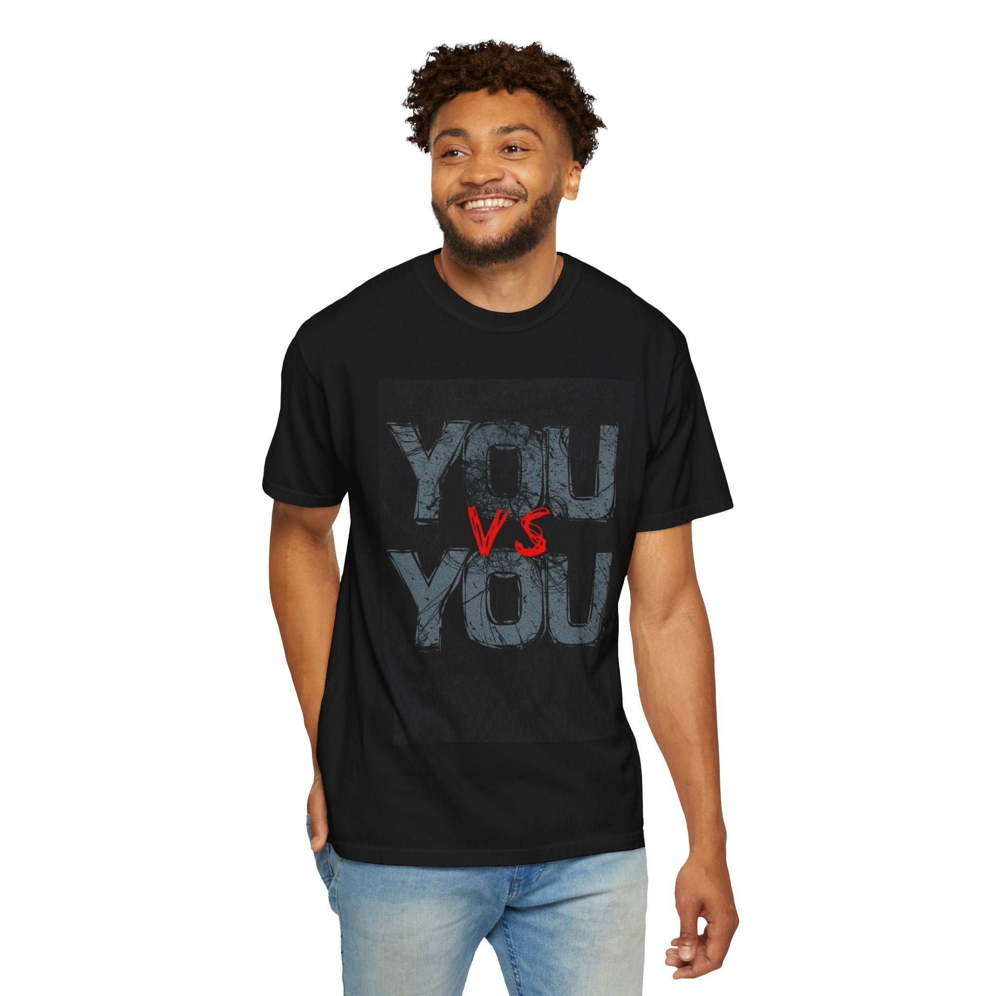 You vs You T-Shirt — Motivational Self-Improvement Tee (Wholeness, EST 1995)