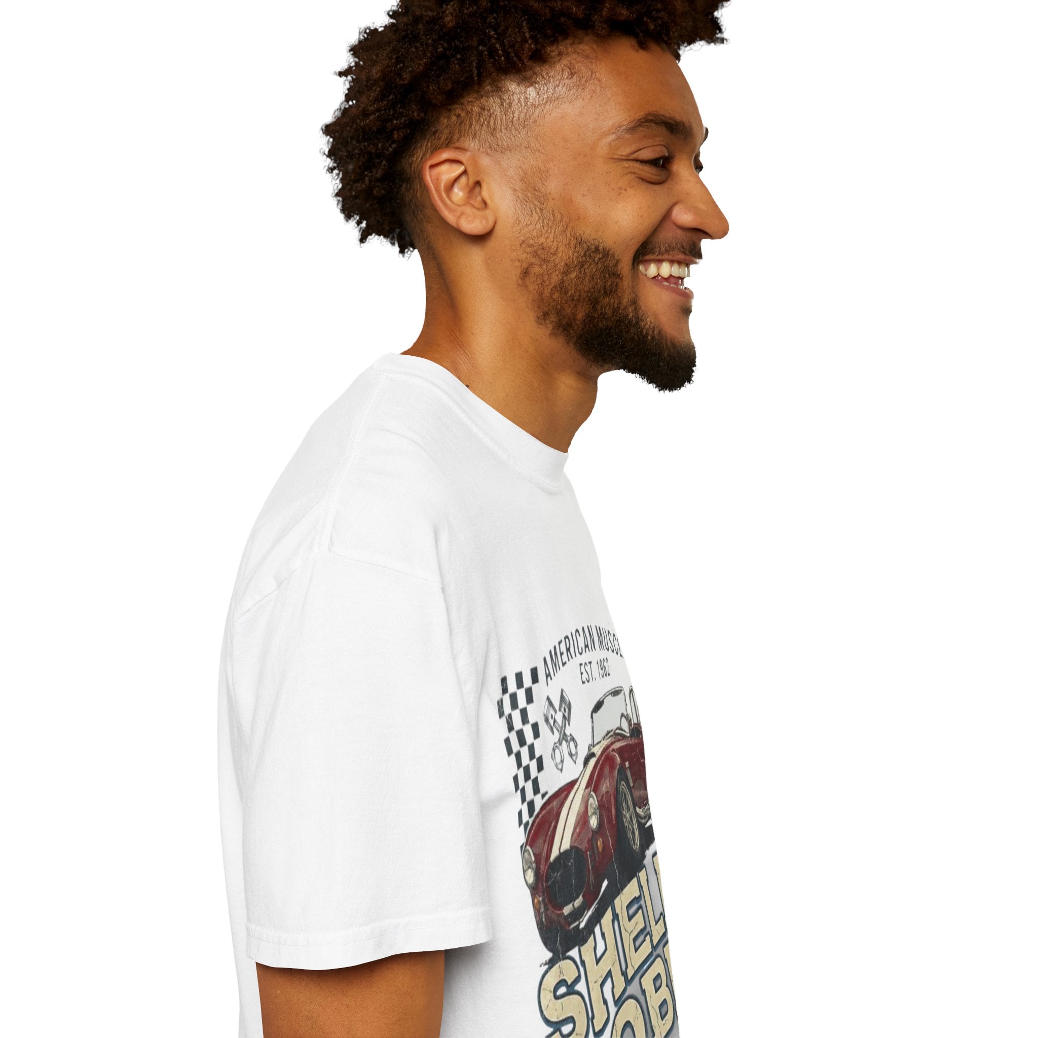Shelby Cobra Classic Car T‑Shirt — American Muscle Vintage Racing Tee