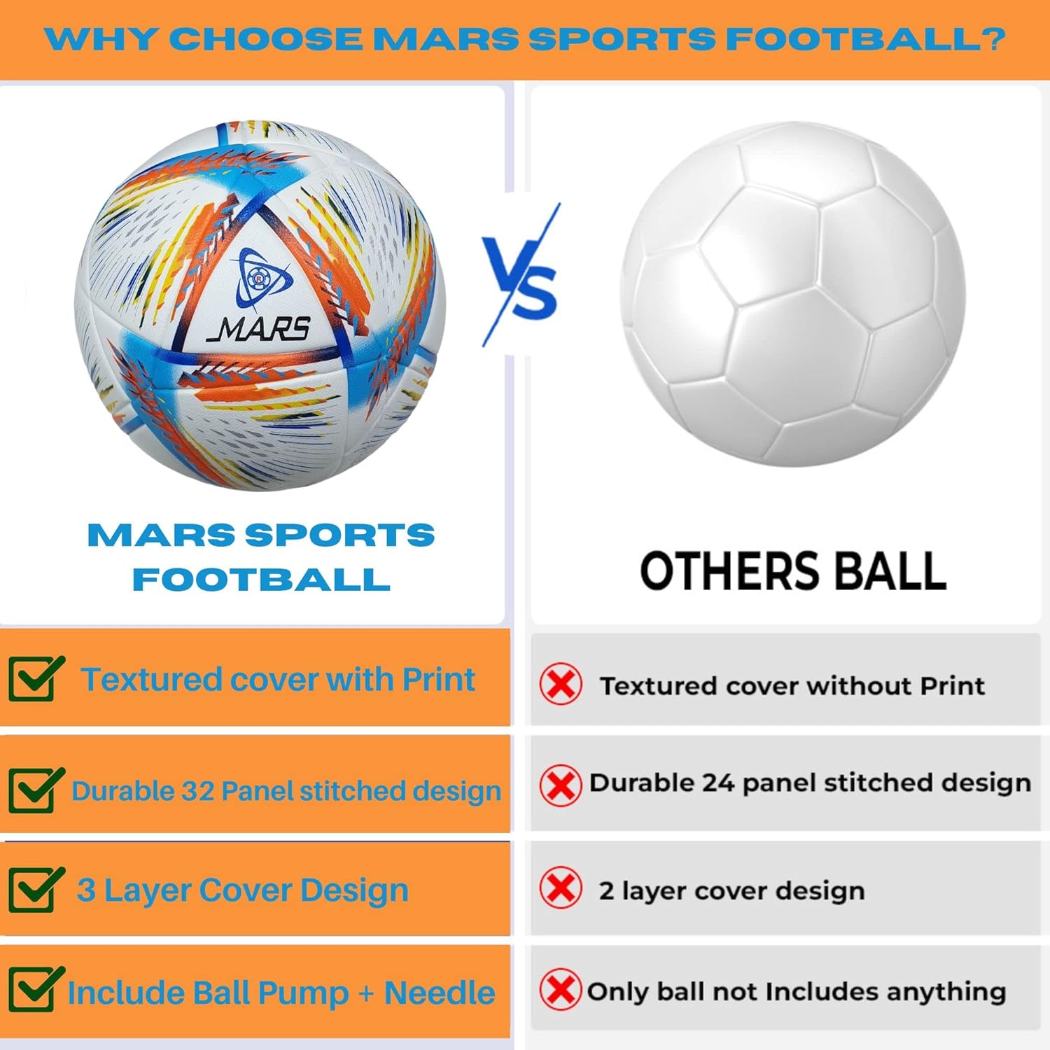 Mars Sports Recreational Football for Adults