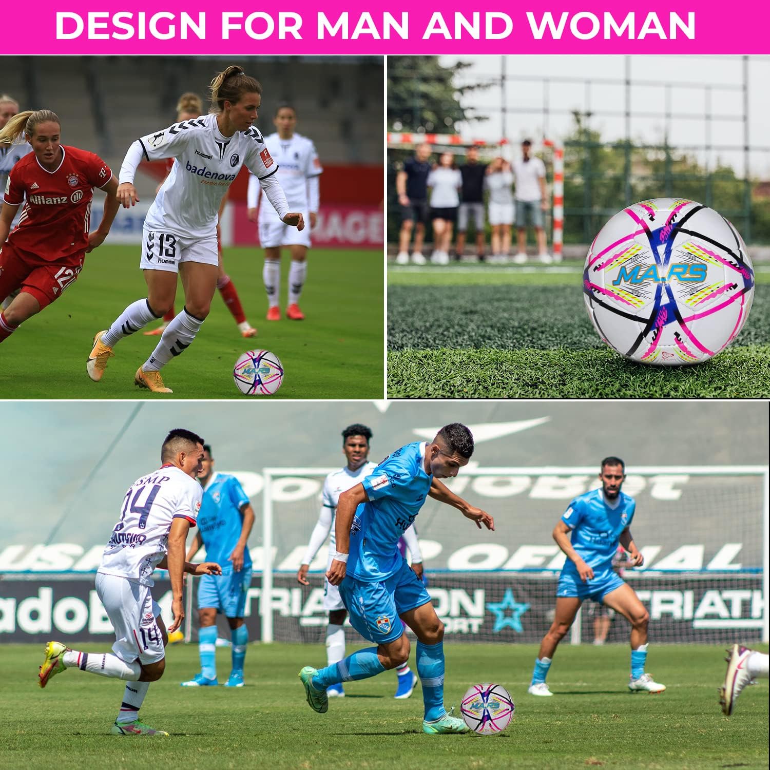 Mars Sports Football with Air Pump & Accessories