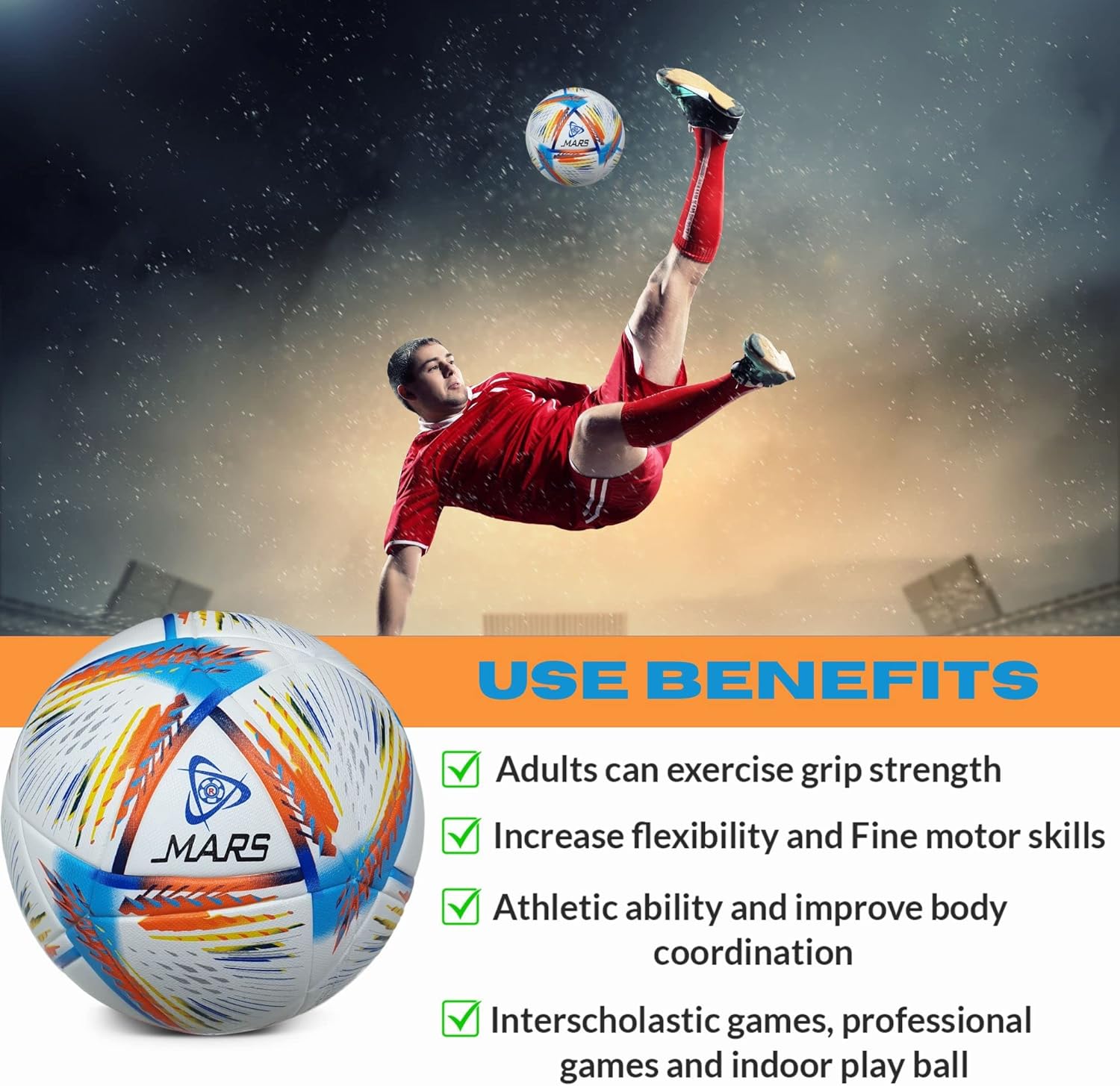 Mars Sports Recreational Football for Adults