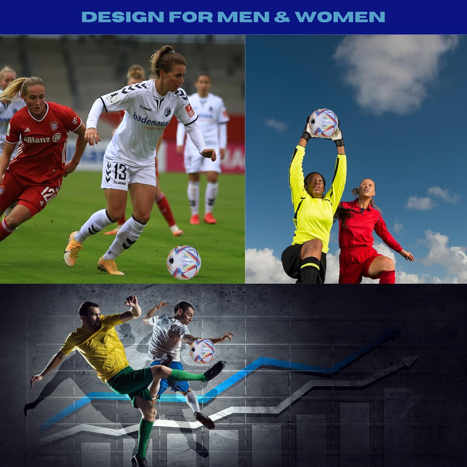 Mars Sports Football Soccer Ball with Air Pump & Accessories