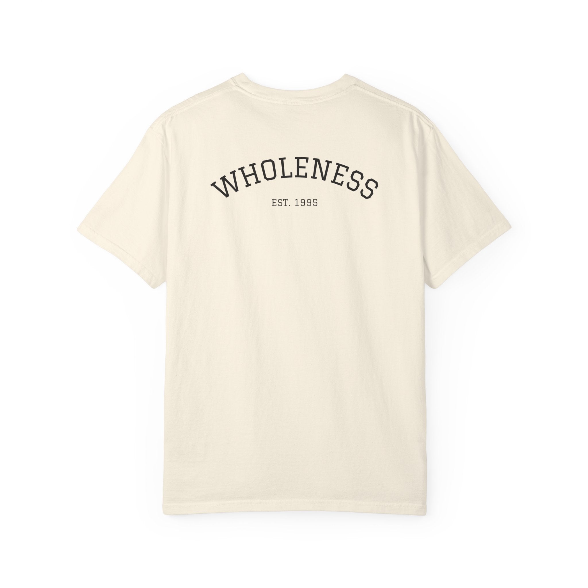 Car Enthusiast T-Shirt — Silver Sports Car Graphic with “WHOLENESS” Back Print