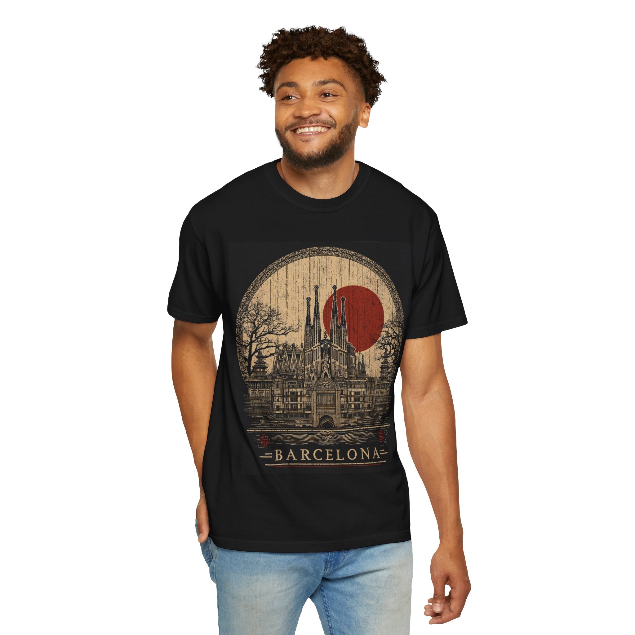 Barcelona Cathedral Vintage T-Shirt