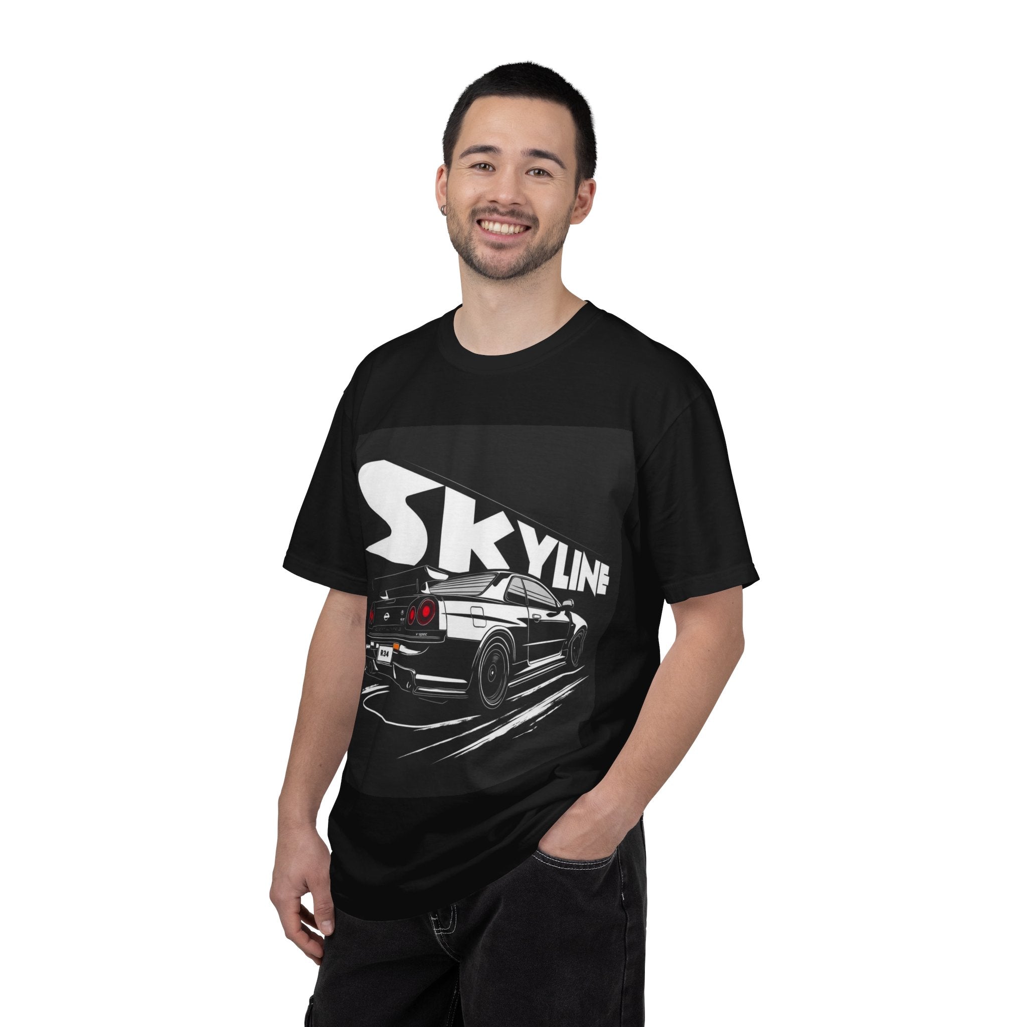 Skyline Racer T-Shirt — Vintage Sports Car Graphic Tee