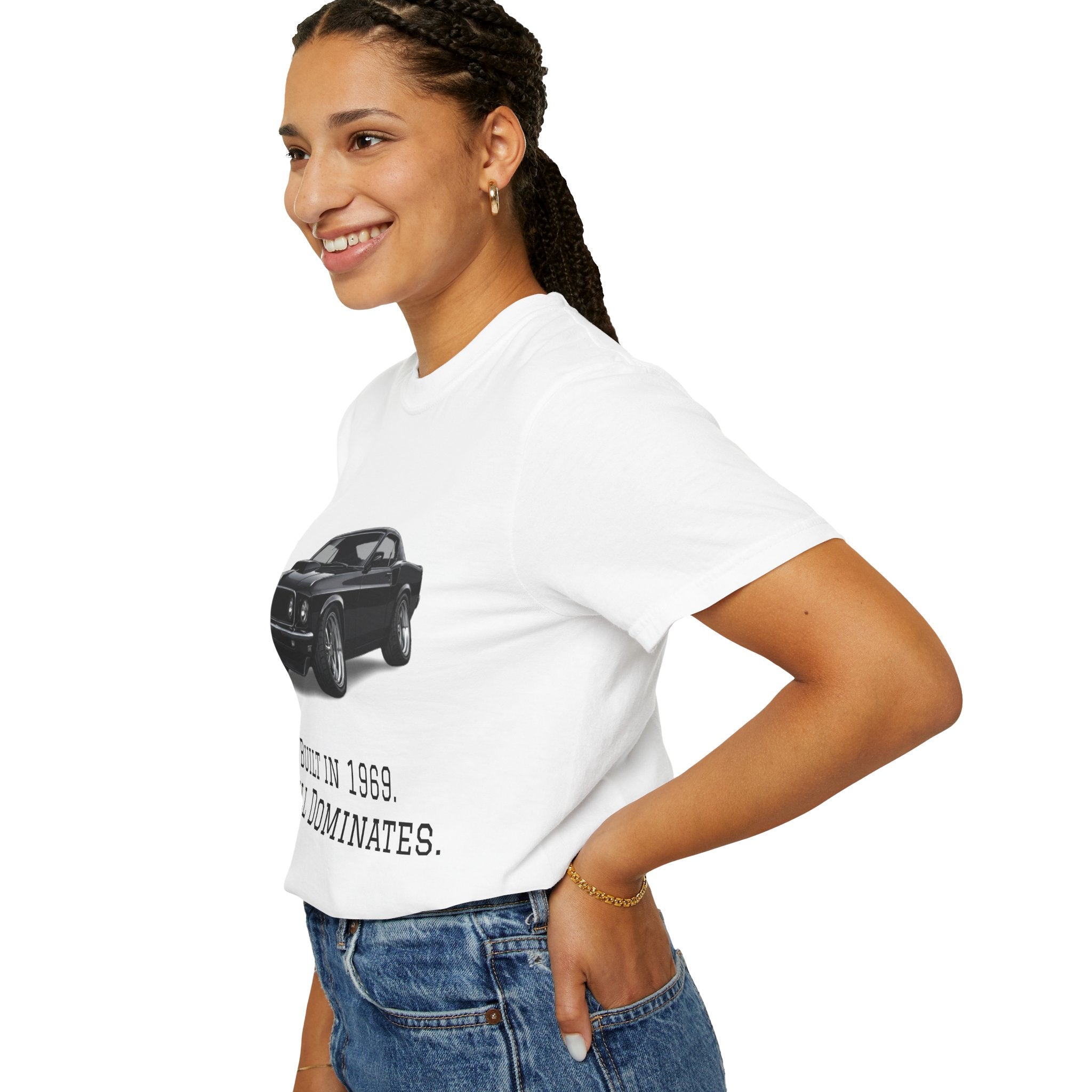 Classic 1969 Muscle Car T-Shirt — "Built in 1969. Still Dominates."