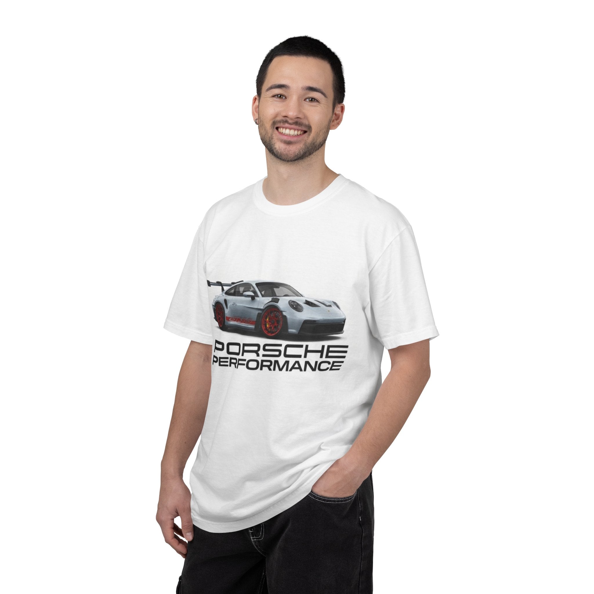 Porsche Performance Tee — Sports Car Graphic T-Shirt (Wholeness Backprint)