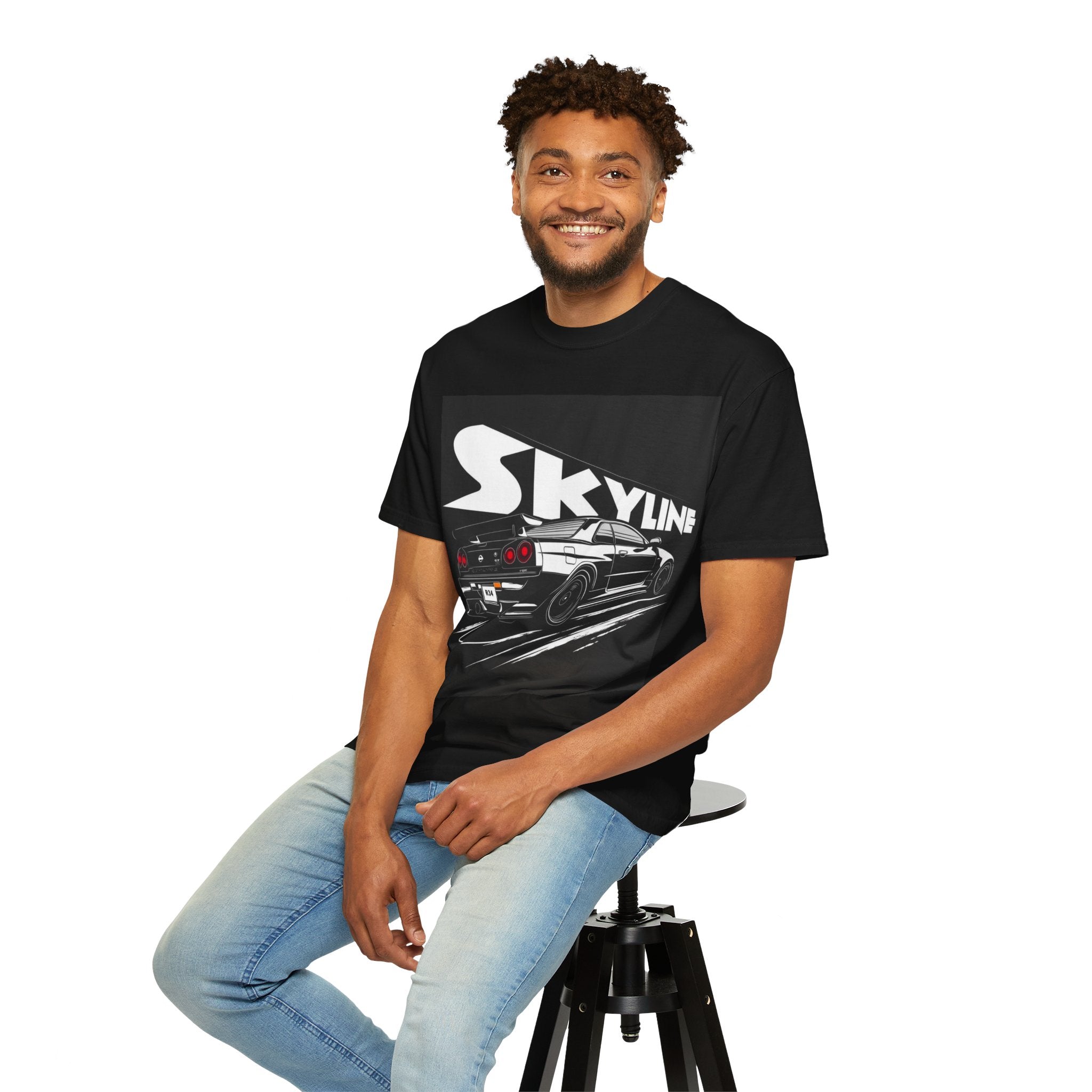 Skyline Racer T-Shirt — Vintage Sports Car Graphic Tee